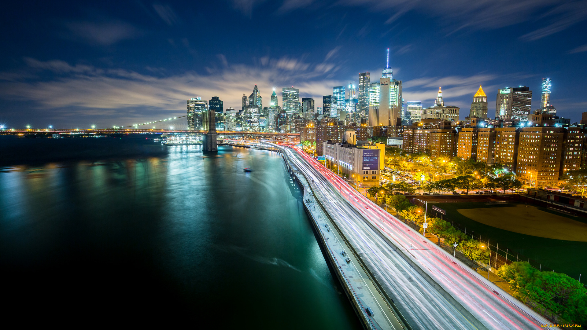 manhattan, города, нью-йорк, , сша, небоскребы, панорама