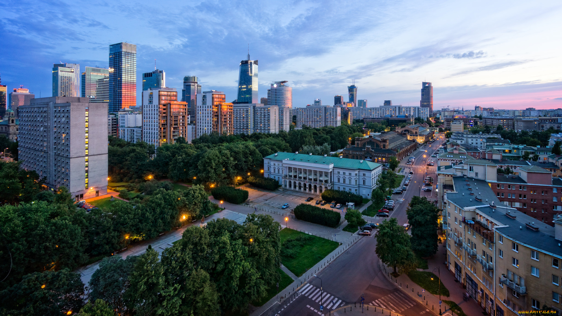 warsaw, , poland, города, варшава, , польша, панорама
