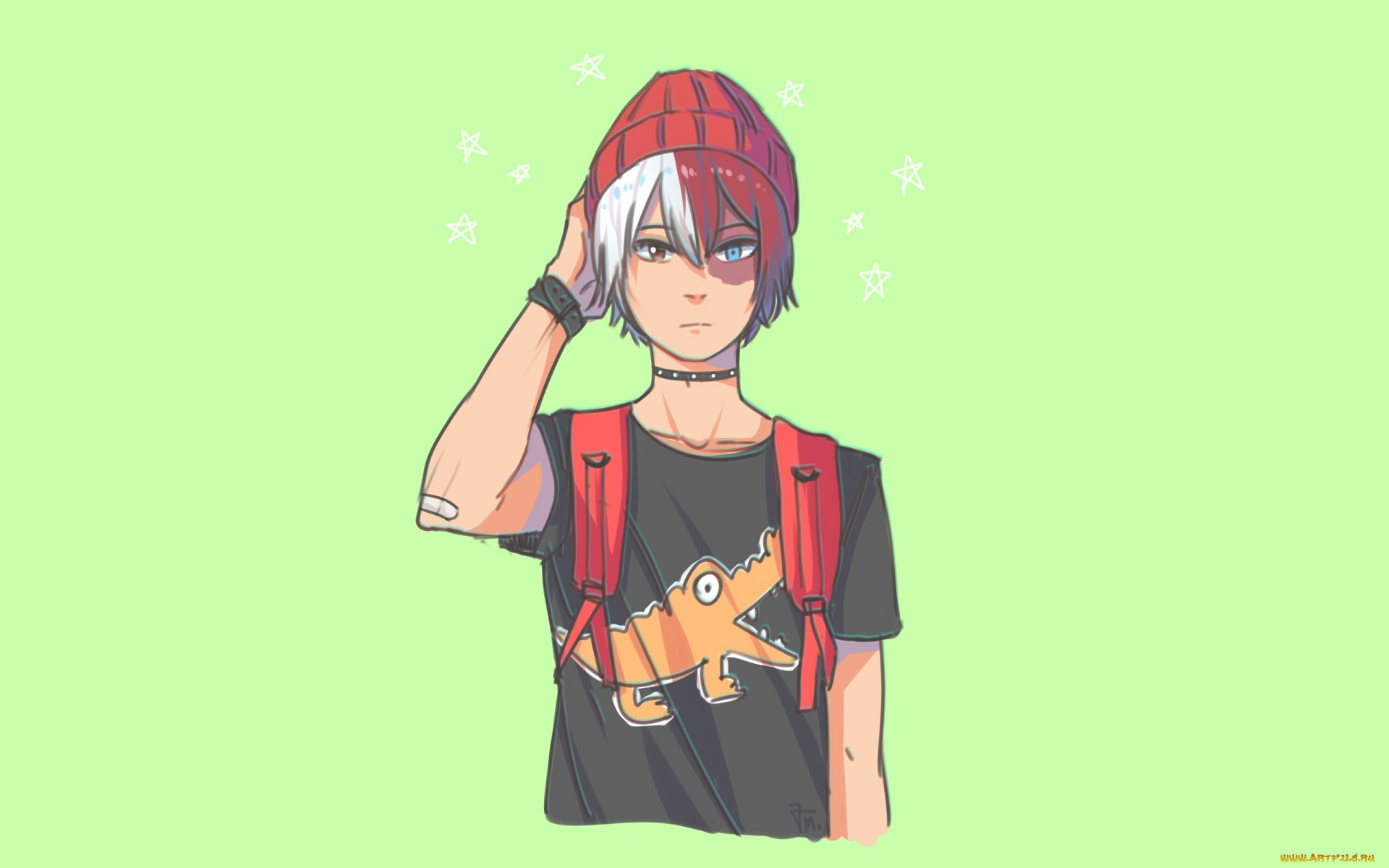 аниме, boku, no, hero, academia, шото