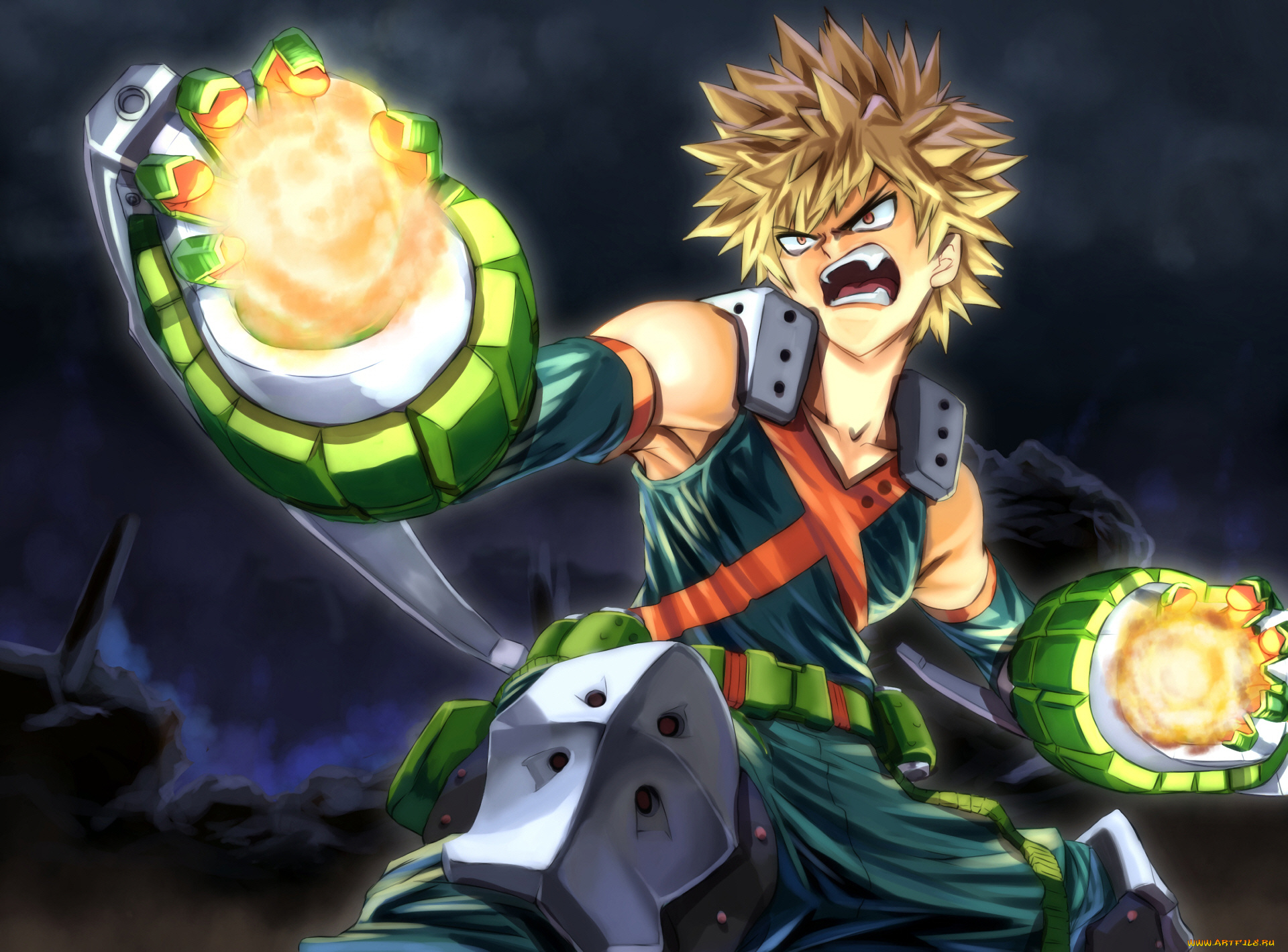 аниме, boku, no, hero, academia, моя, геройская, академия