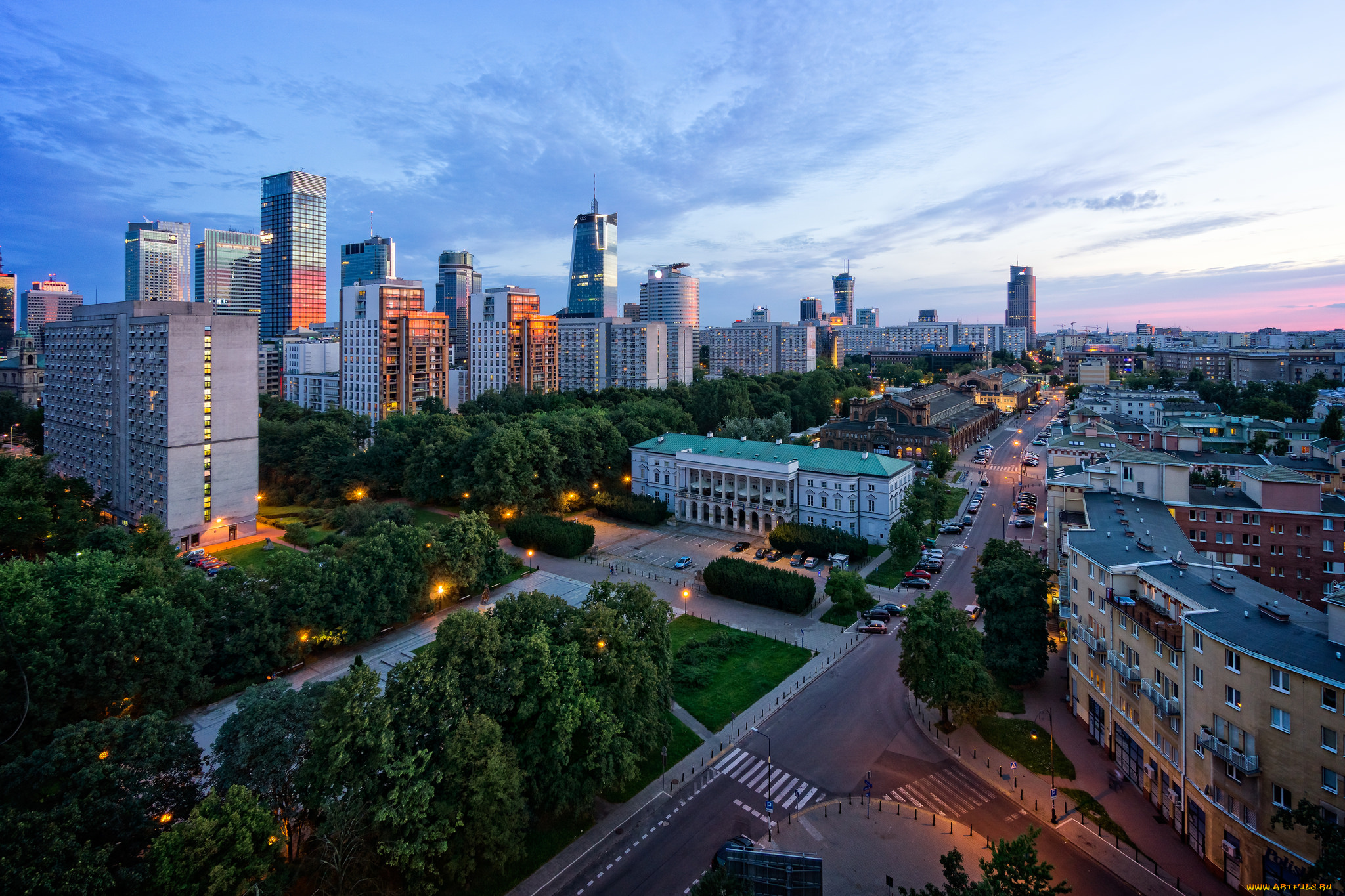 warsaw, , poland, города, варшава, , польша, панорама