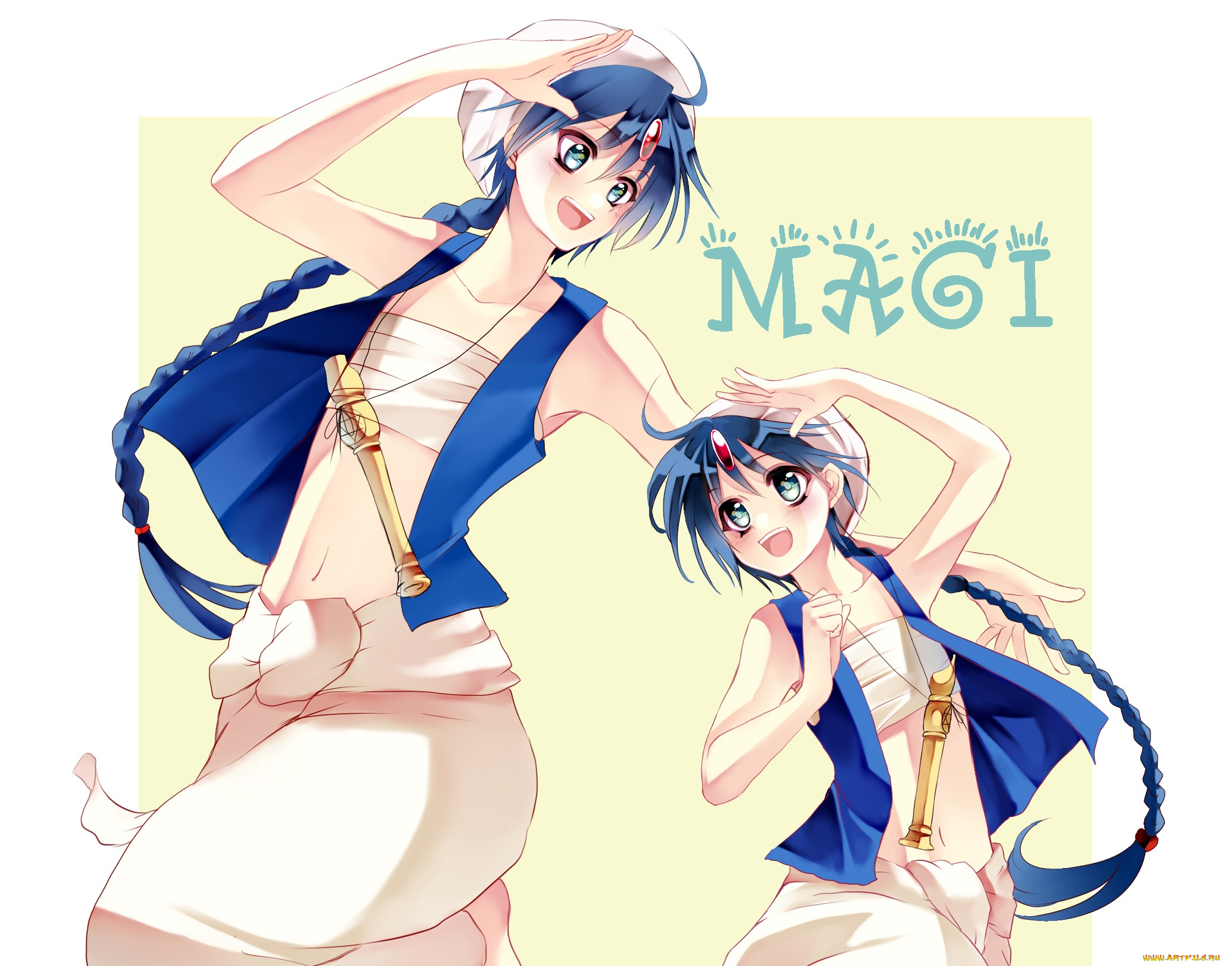 аниме, magi, the, labyrinth, of, magic, маги