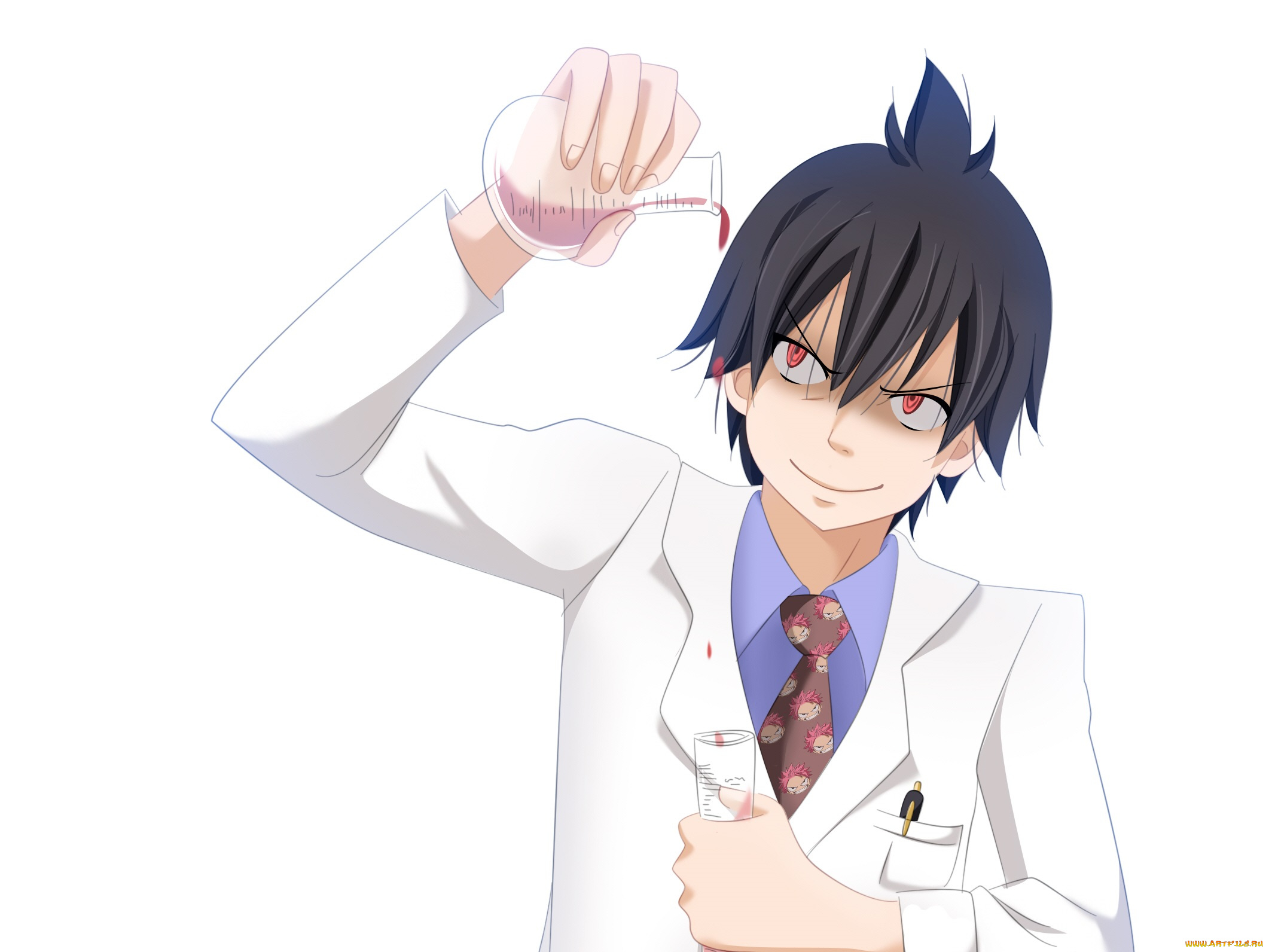 аниме, fairy, tail, зереф