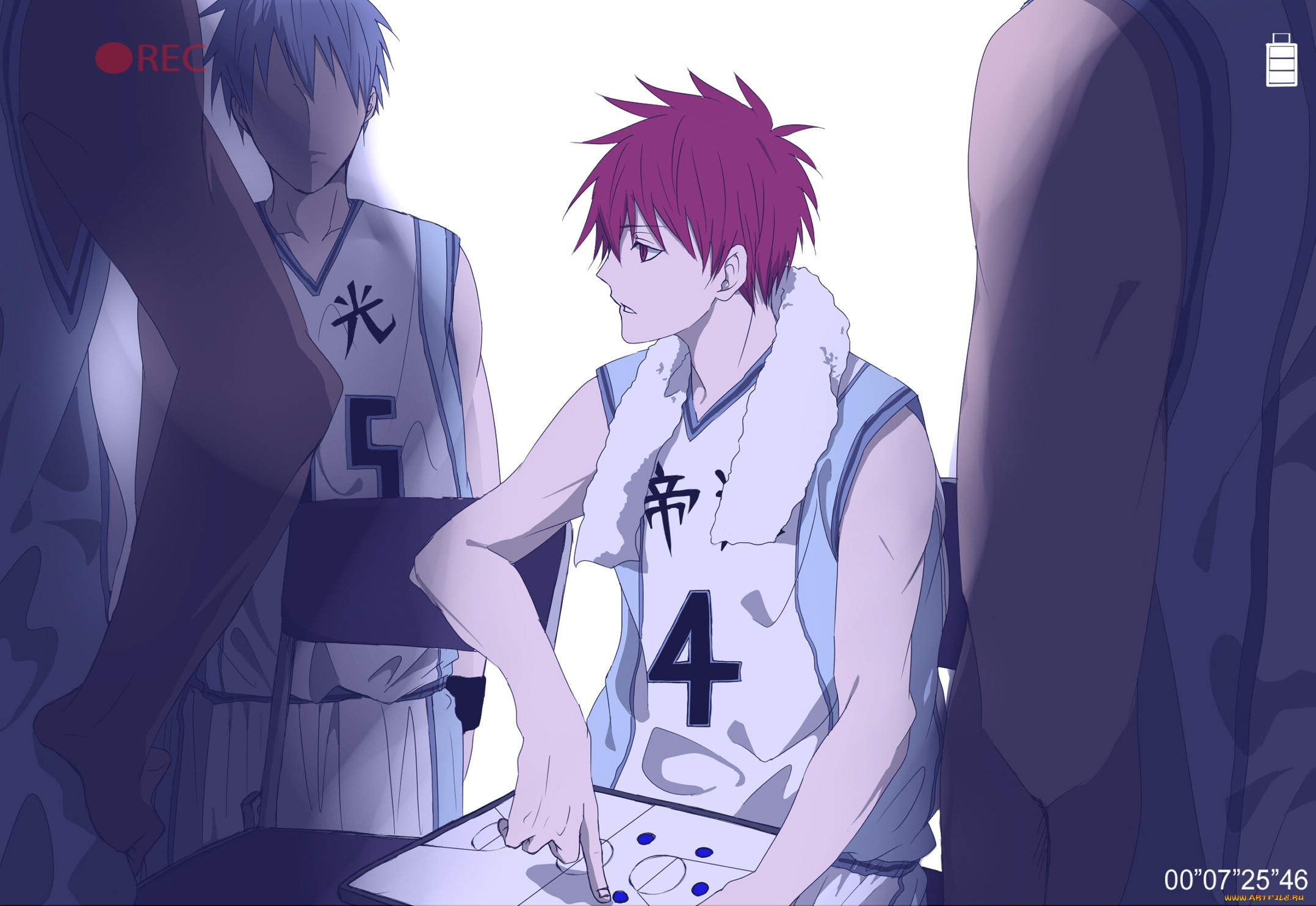 аниме, kuroko, no, baske, тейко