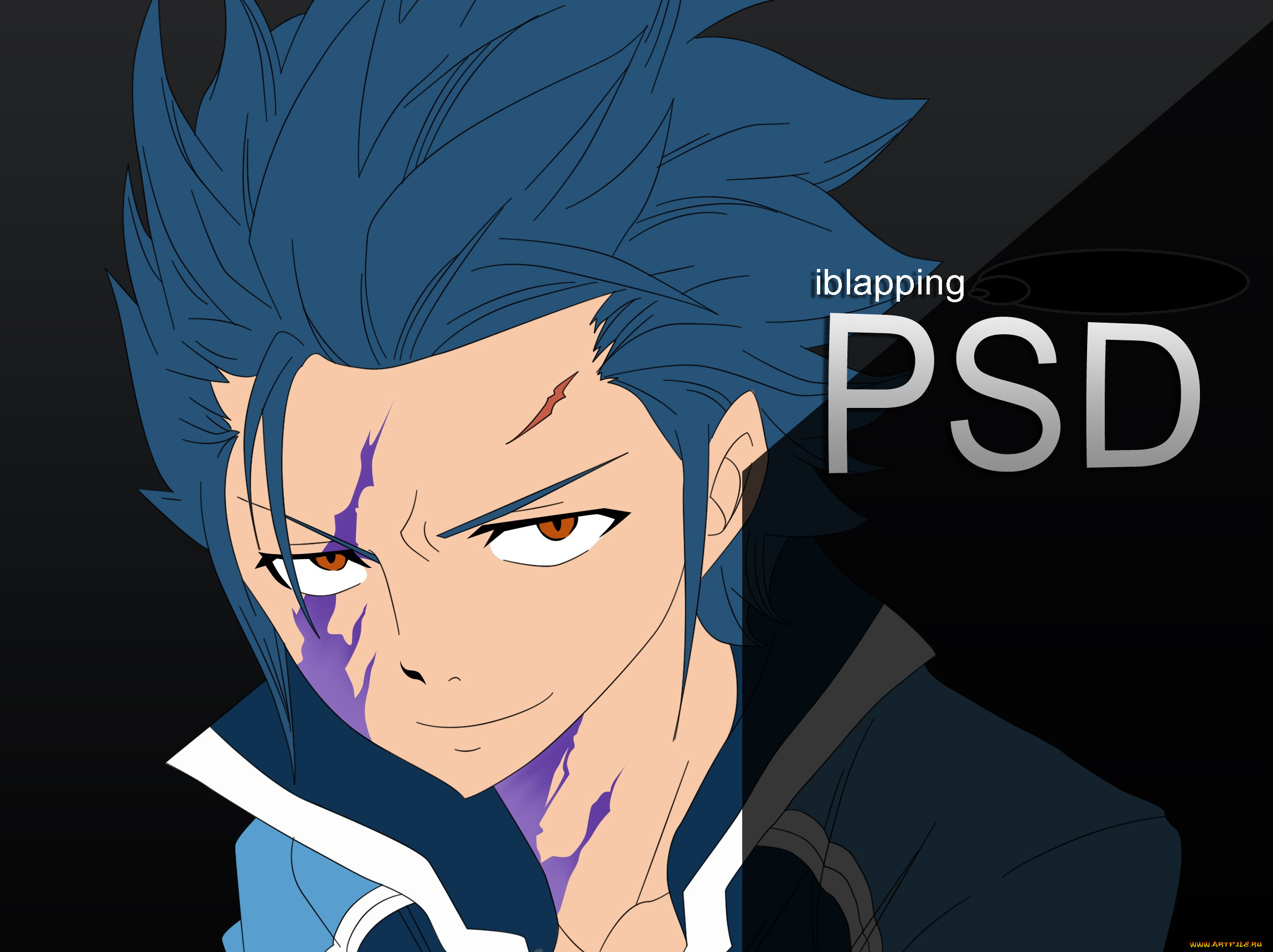 аниме, fairy, tail, грей