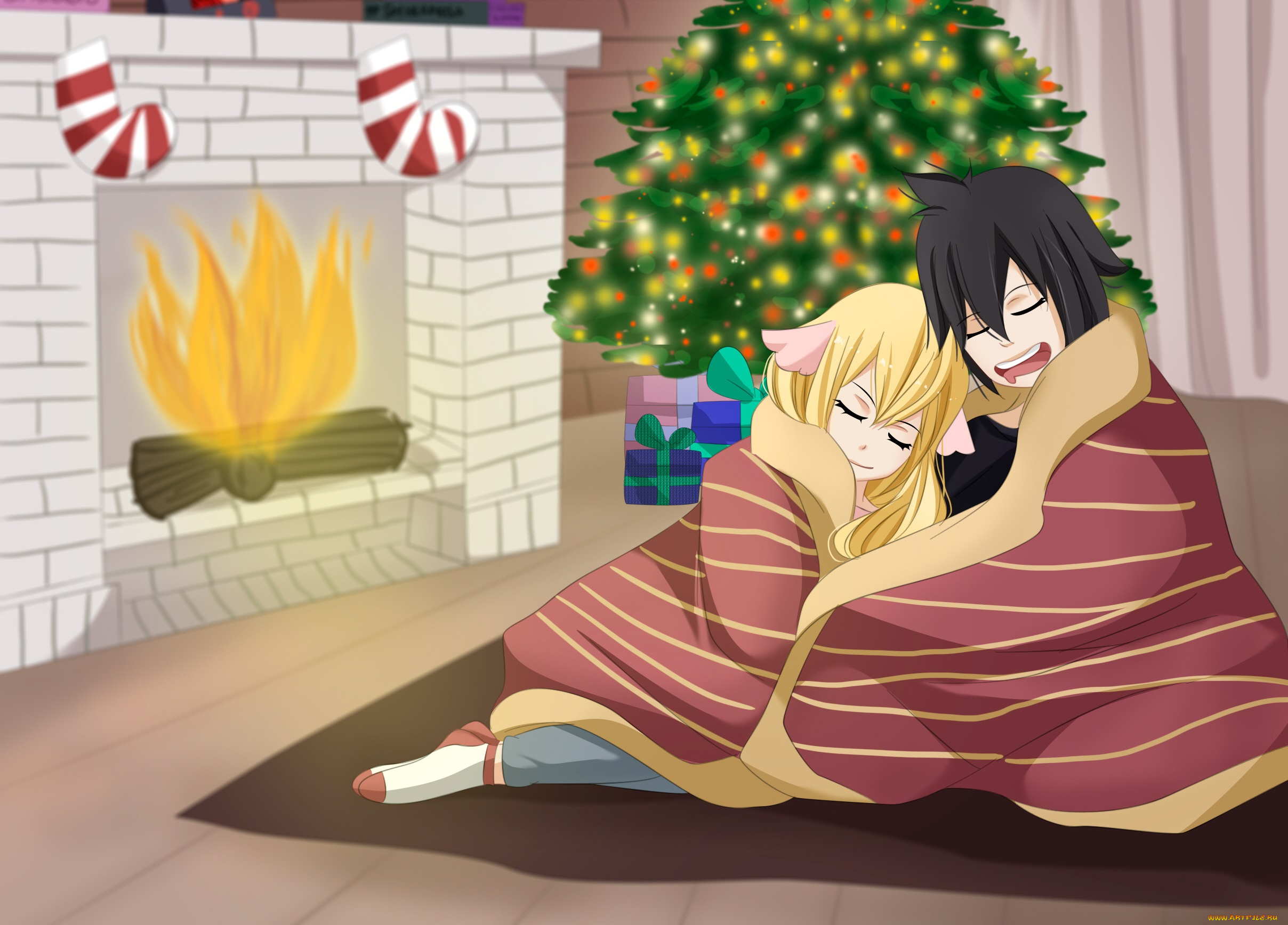 аниме, fairy, tail, зереф, мавис