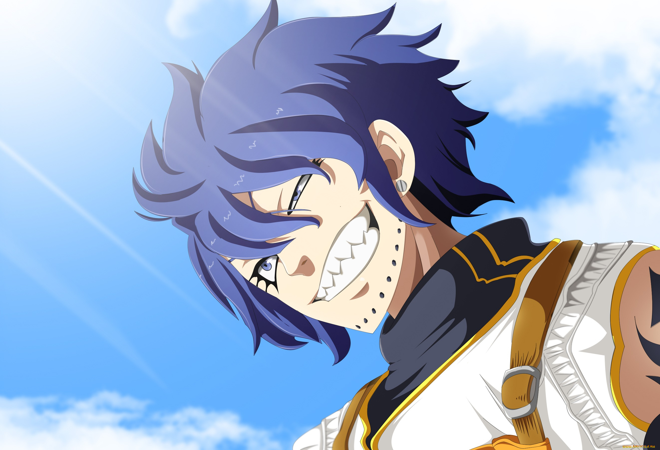 аниме, fairy, tail, хвост, феи