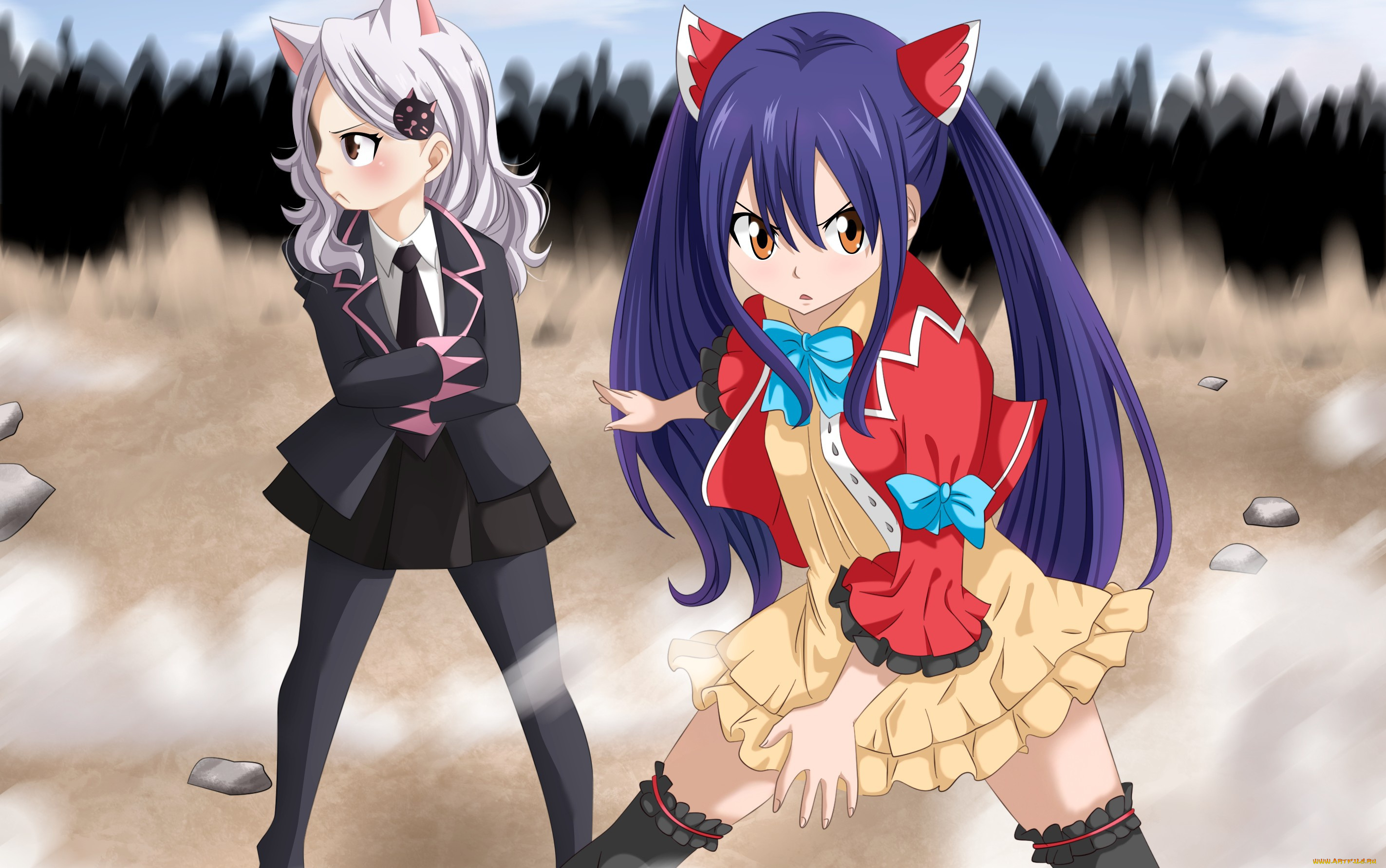 аниме, fairy, tail, dragon, slayer, charle, manga, neko, wendy, mahou, bishojo, carla, anime, japanese, asian, asiatic, oriental, by, claudiadragneel