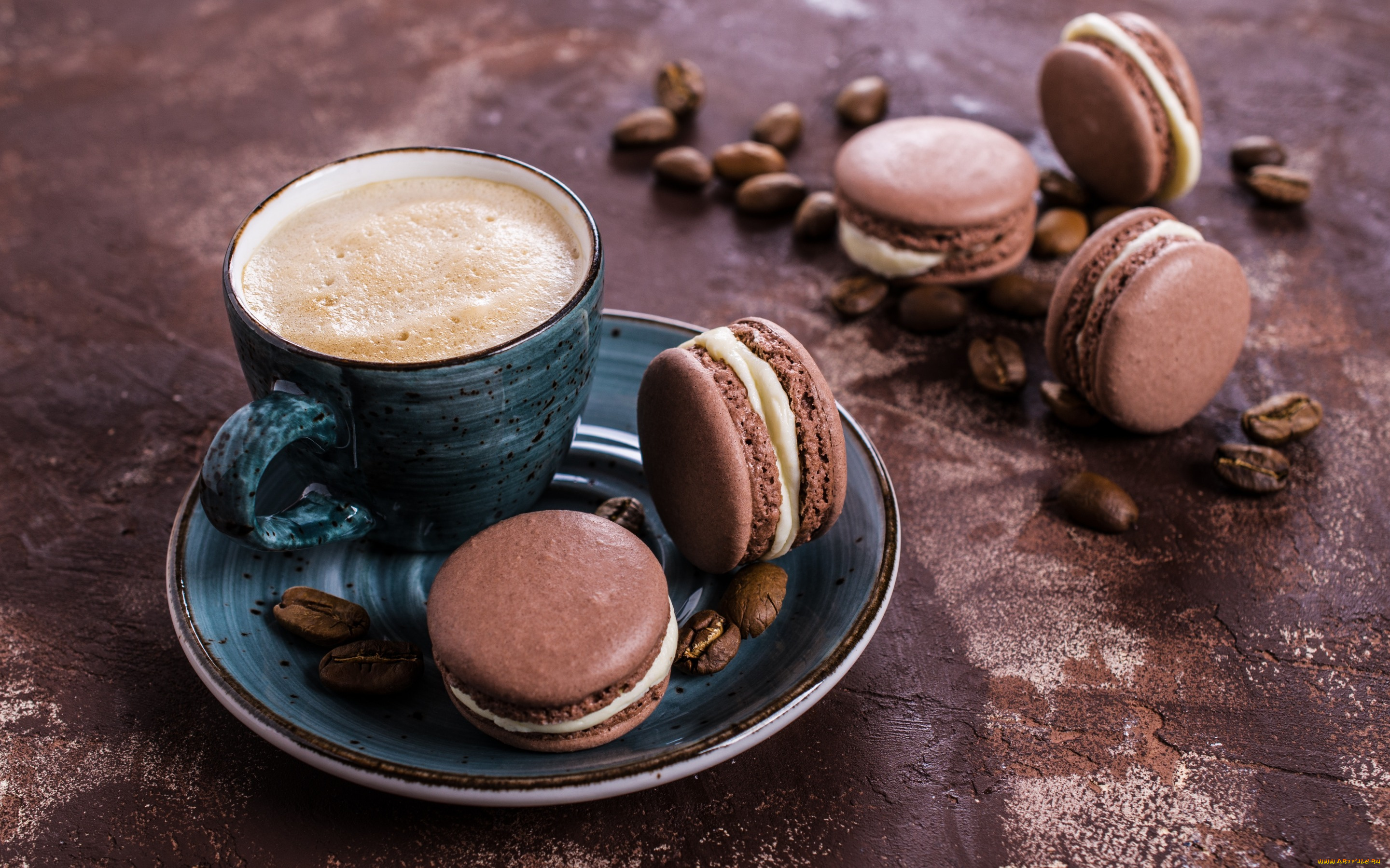 еда, макаруны, кофе, крем, french, macaron, десерт, выпечка, sweet, coffee, cup, almond, печенье, cookies