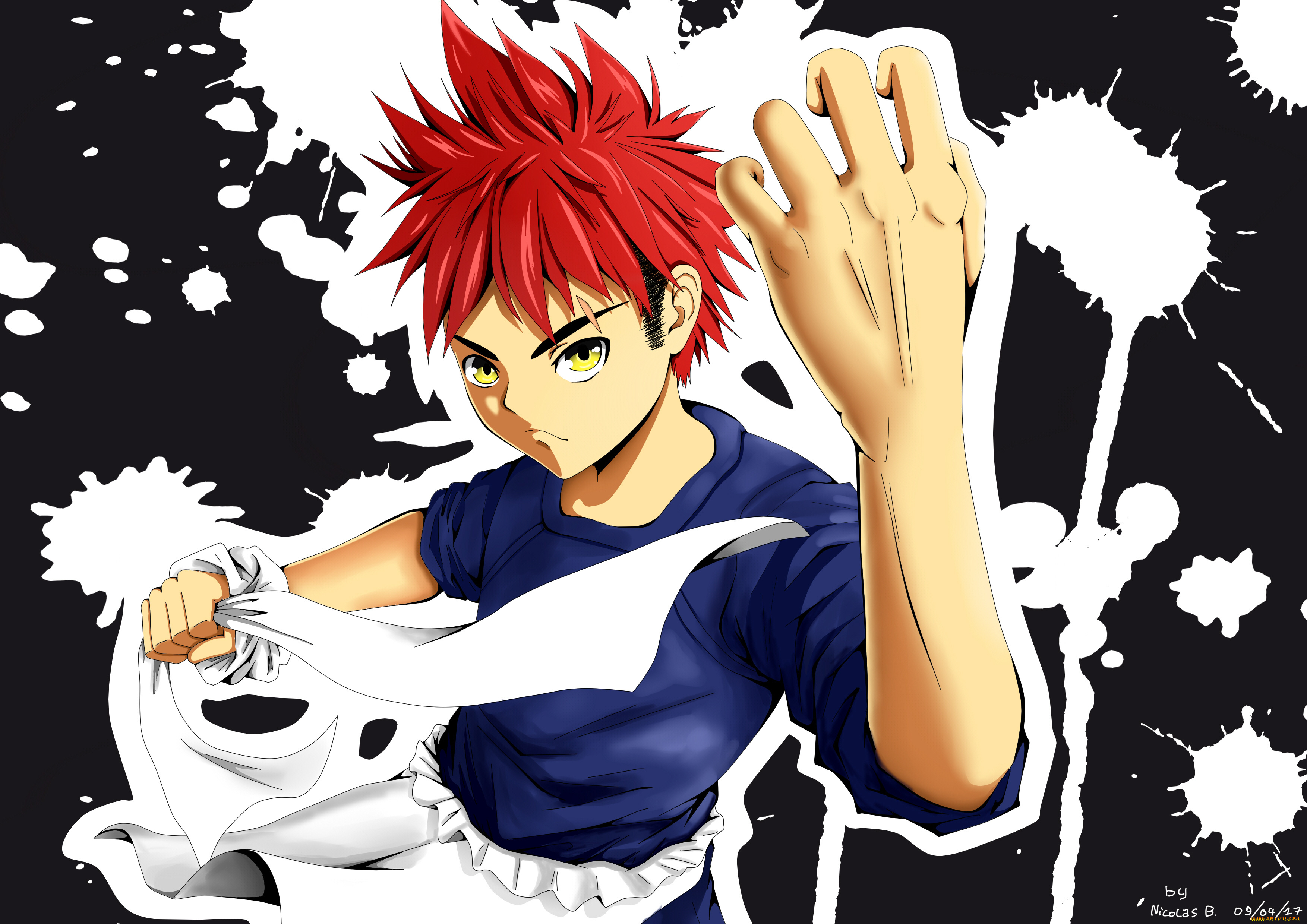 аниме, shokugeki, no, soma, сома