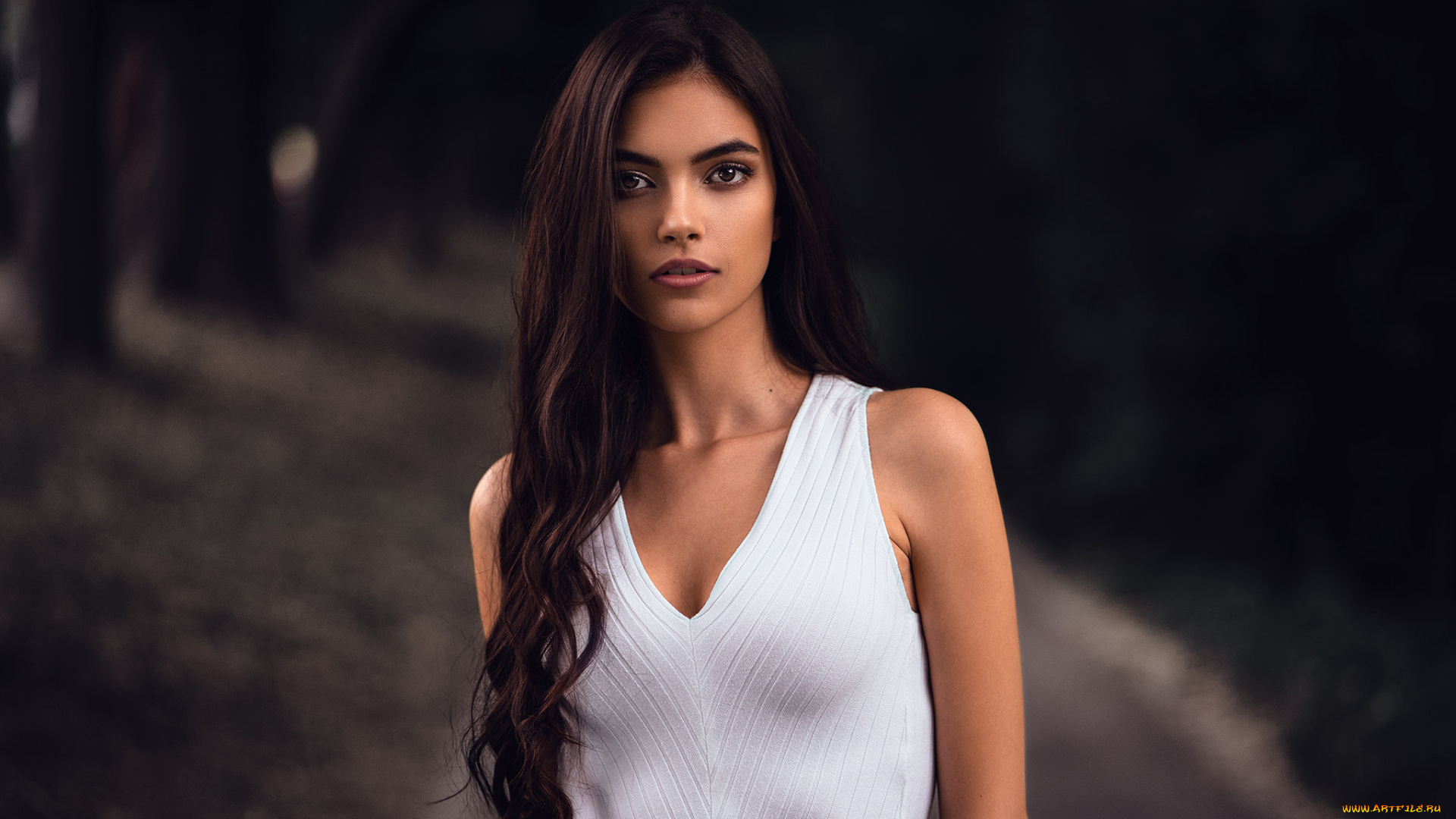 девушка, девушки, -unsort, , брюнетки, темноволосые, модель, laura, theresa