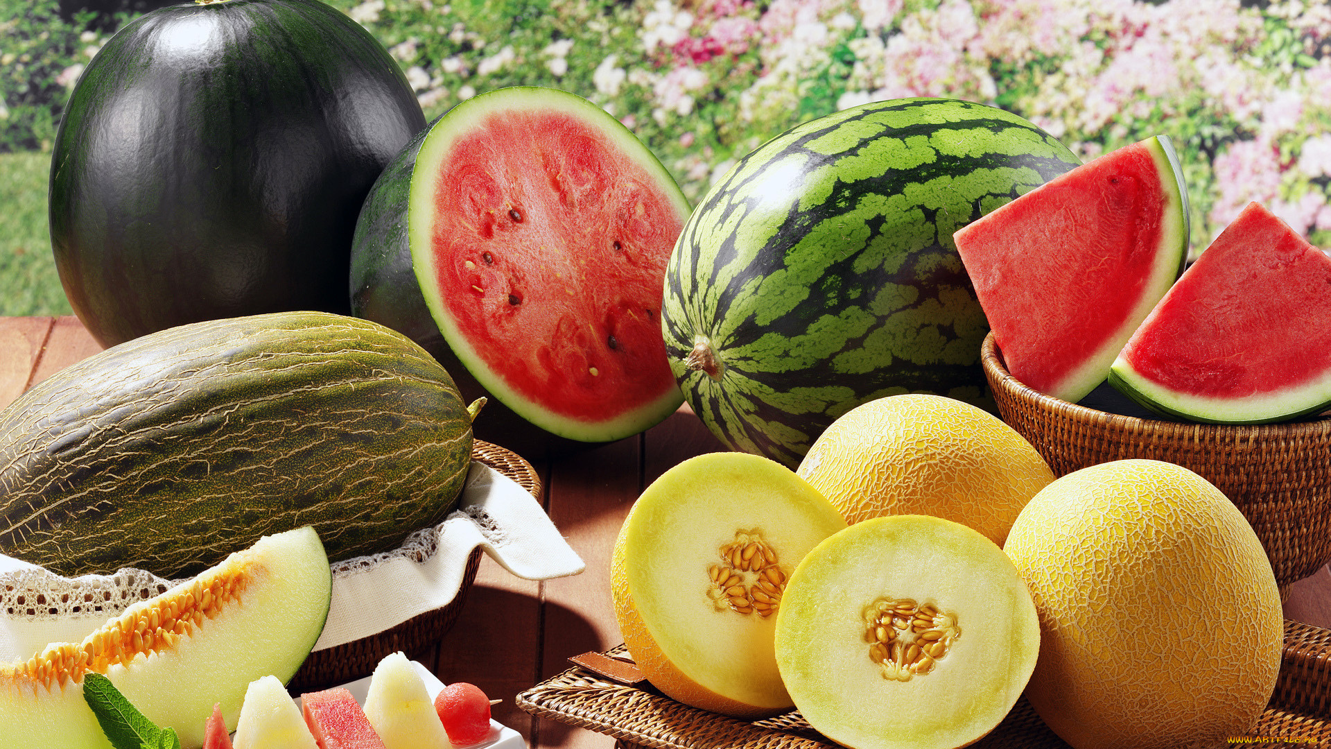 еда, дыня, дыни, арбузы