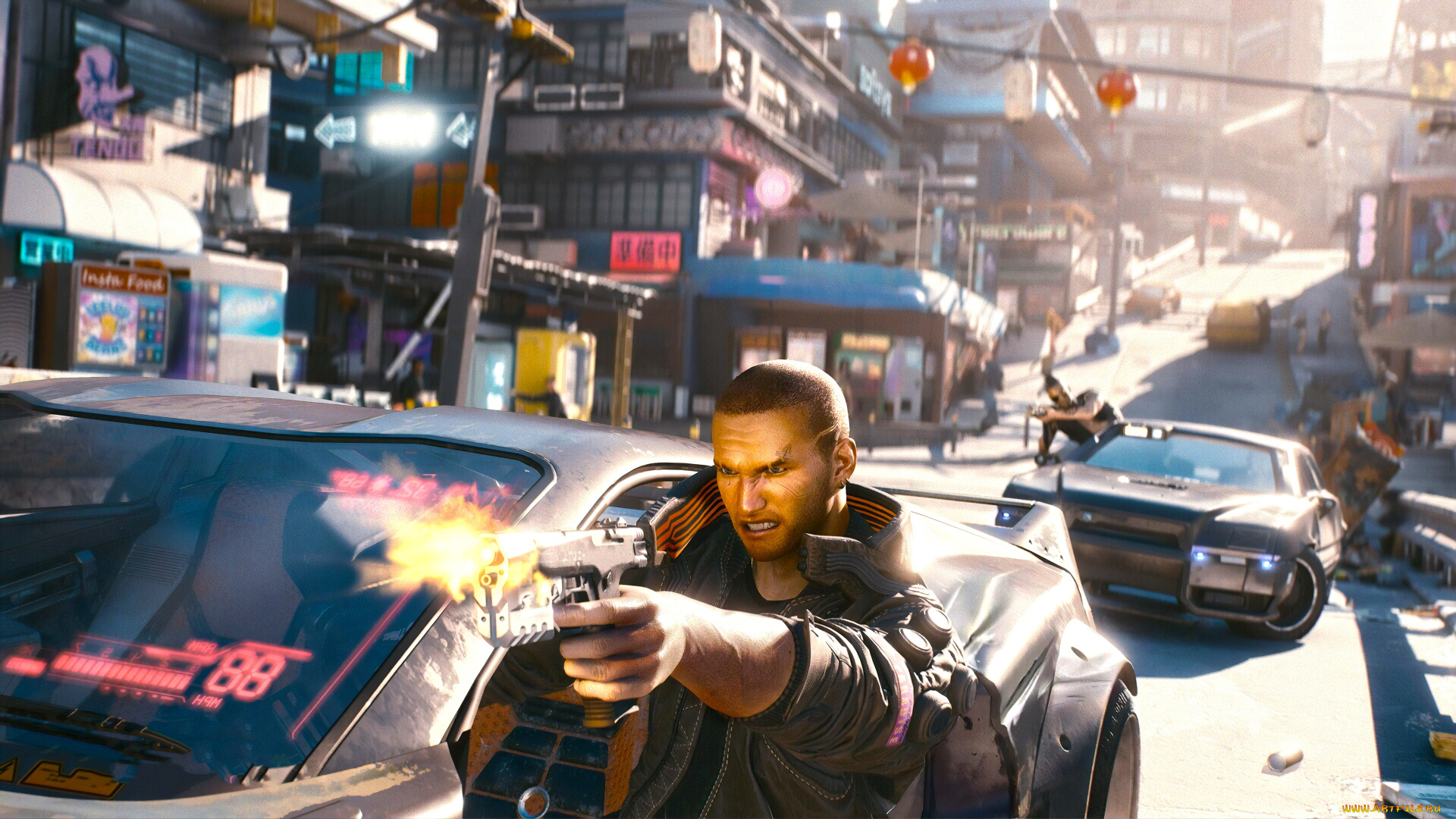 cyberpunk, chase, 2077, видео, игры, cyberpunk, 2077, xbox, cyberpunk, chase, 2077, скриншот