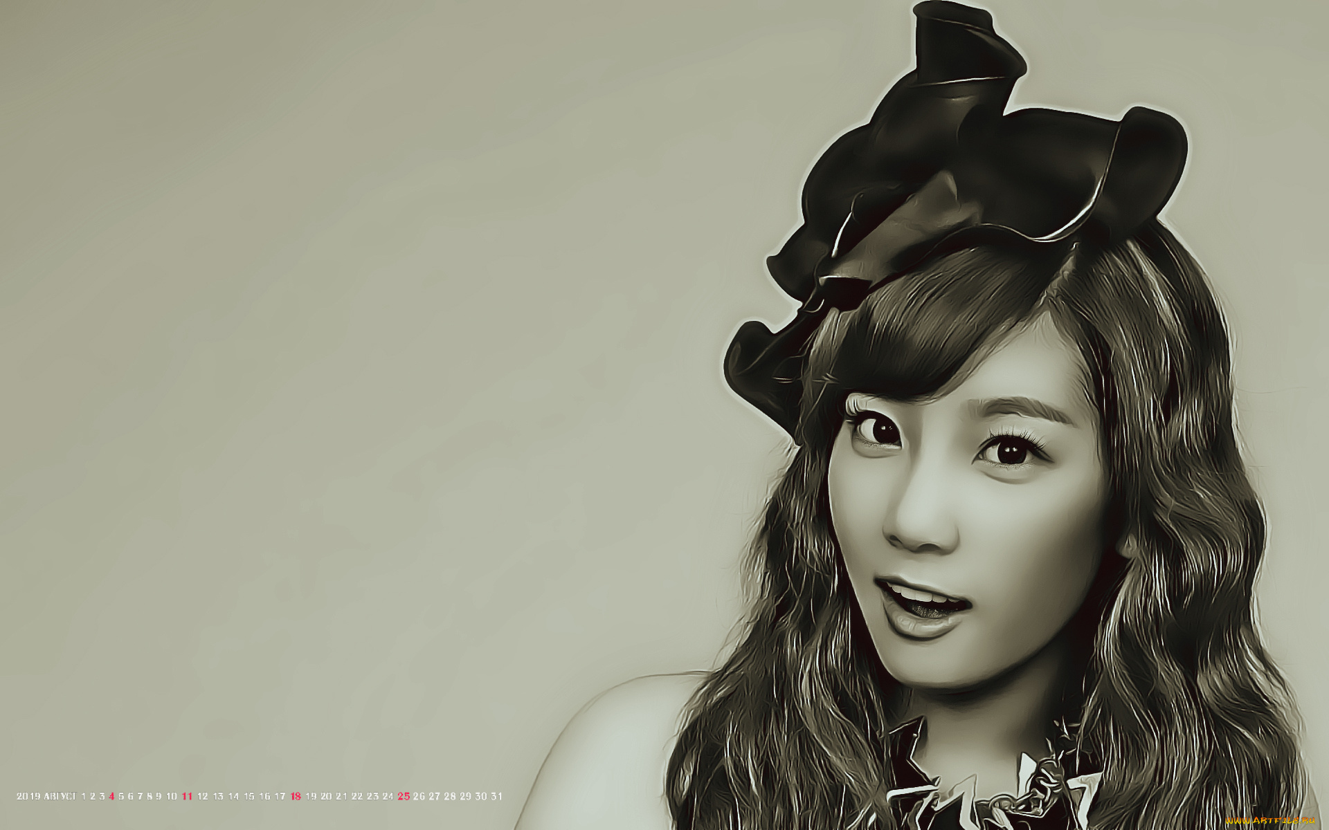 календари, компьютерный, дизайн, 2019, calendar, лицо, женщина, эмоции, девушка, азиатка