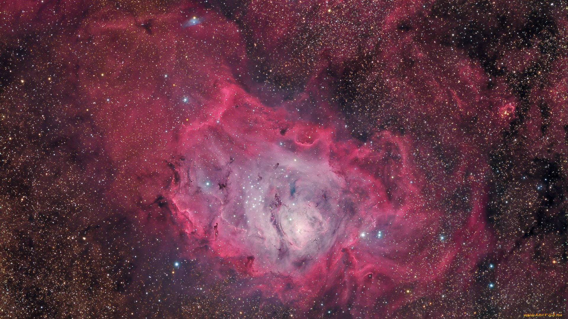 космос, галактики, туманности, туманность, лагуна