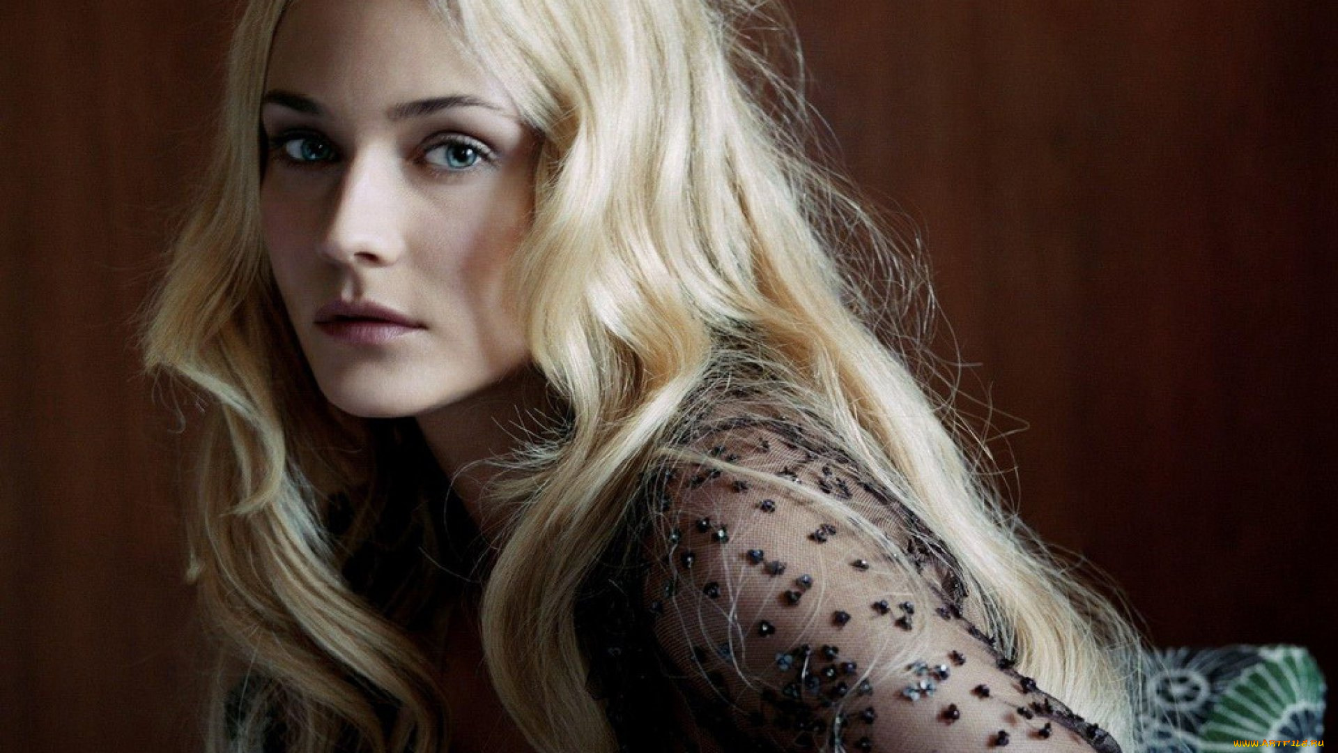 девушки, diane, kruger, блондинка, лицо