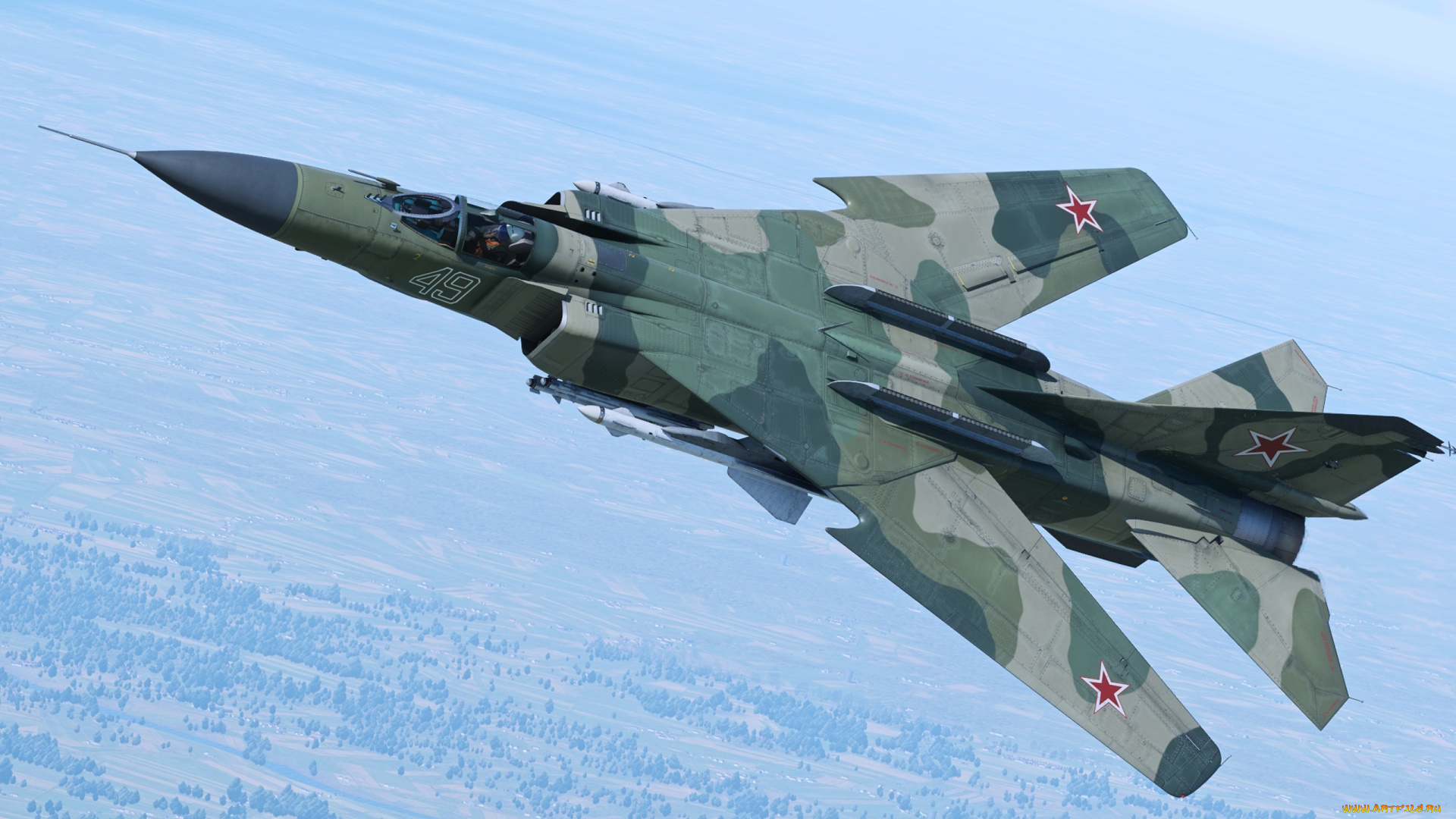 боевой, самолёт, авиация, боевые, самолёты, ссср, окб, миг, многоцелевой, истребитель, миг-23мл