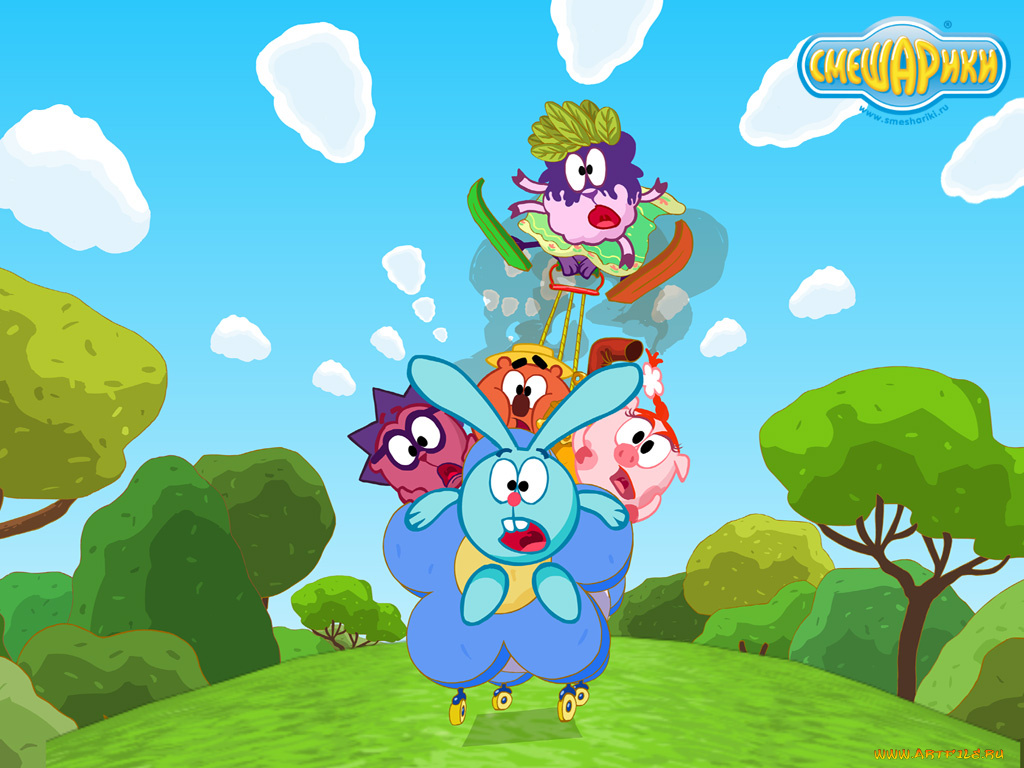 мультфильмы, смешарики