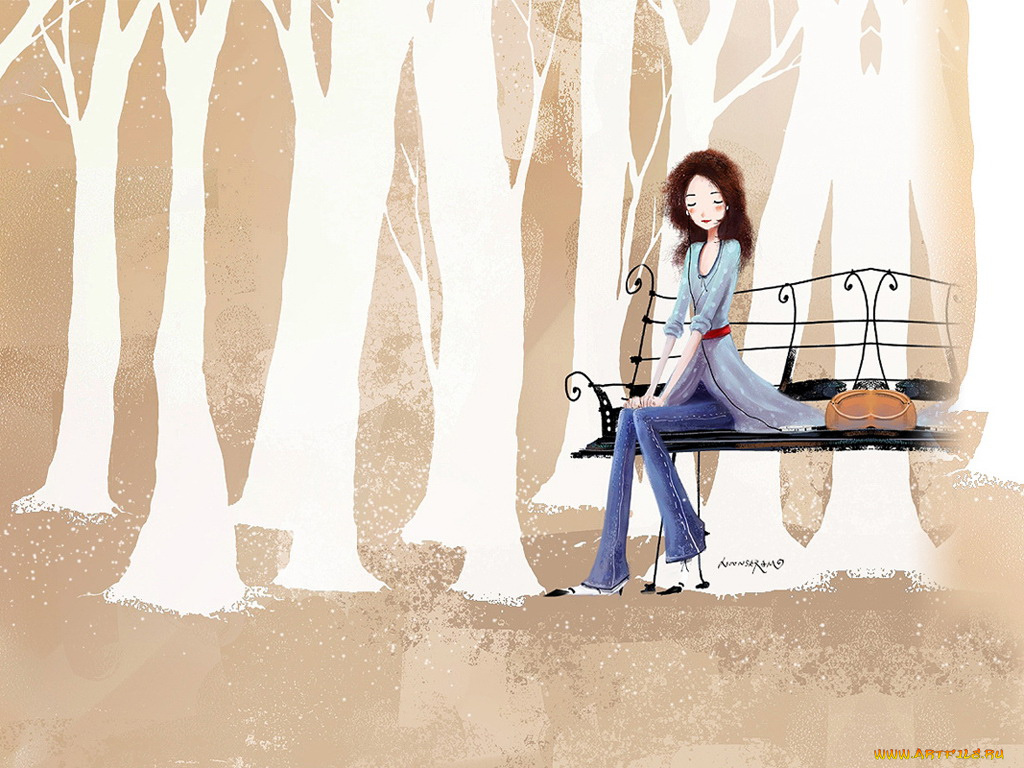 рисованные, люди