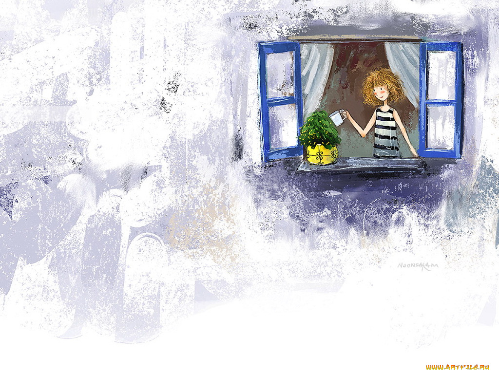 рисованные, люди