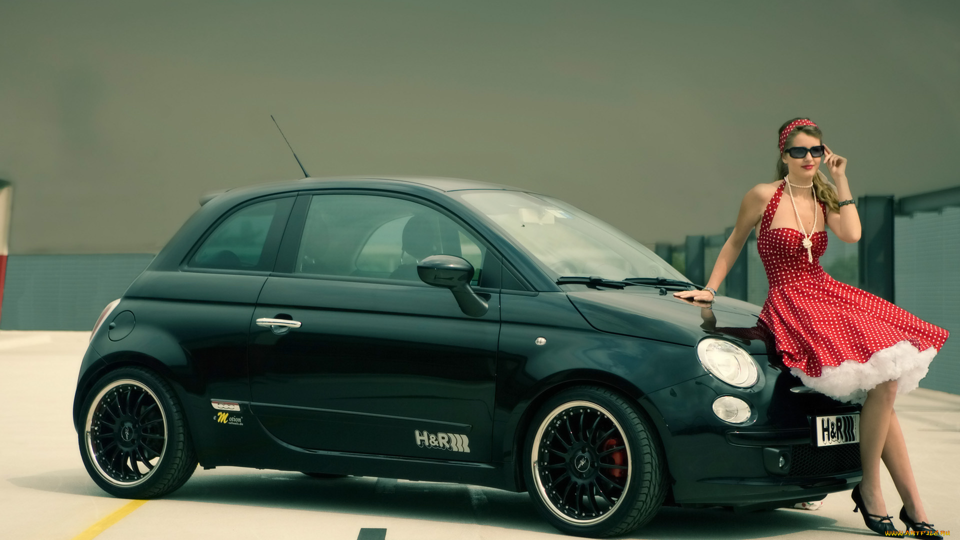 автомобили, авто, девушками