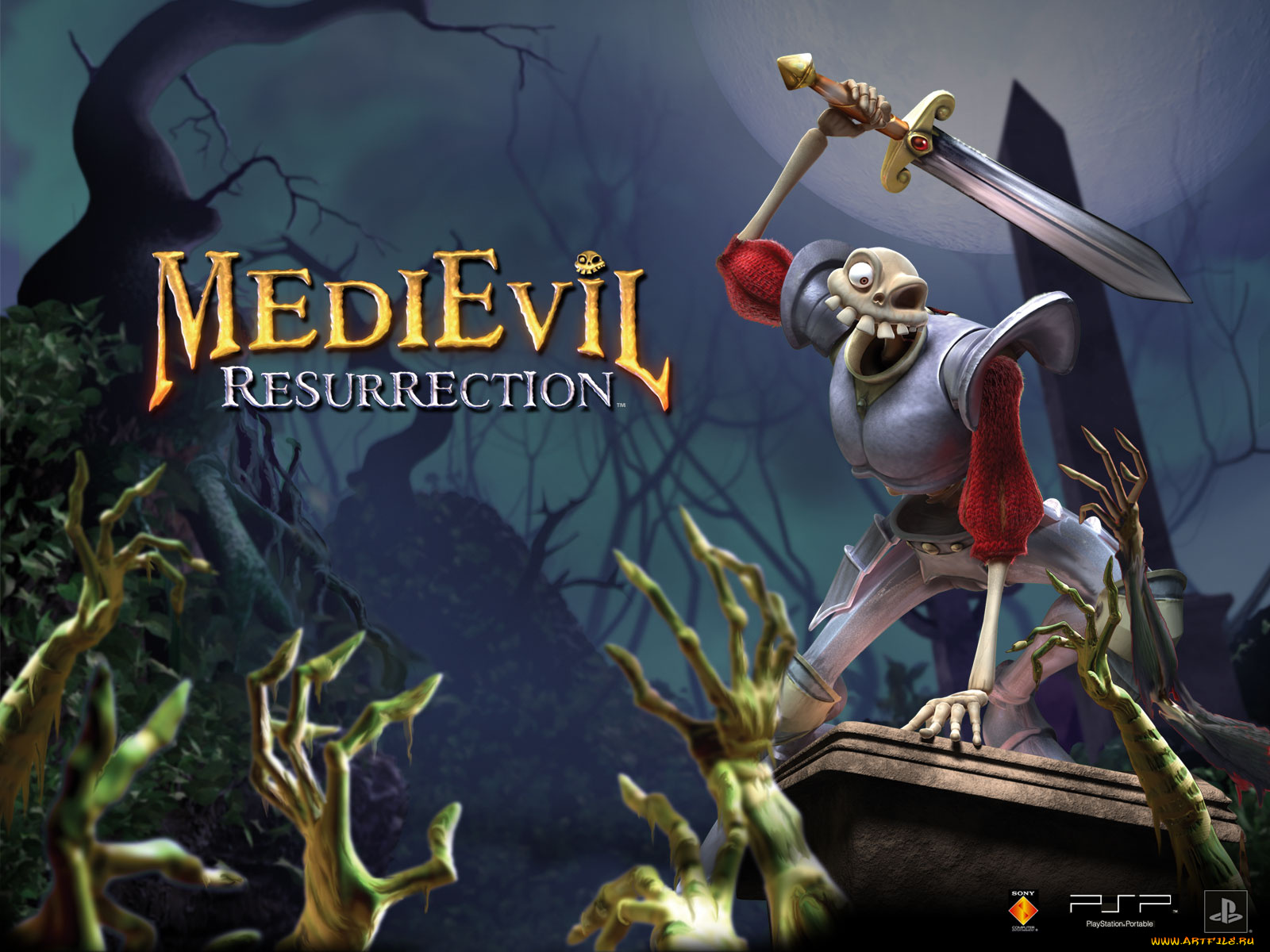 видео, игры, medievil, resrrection