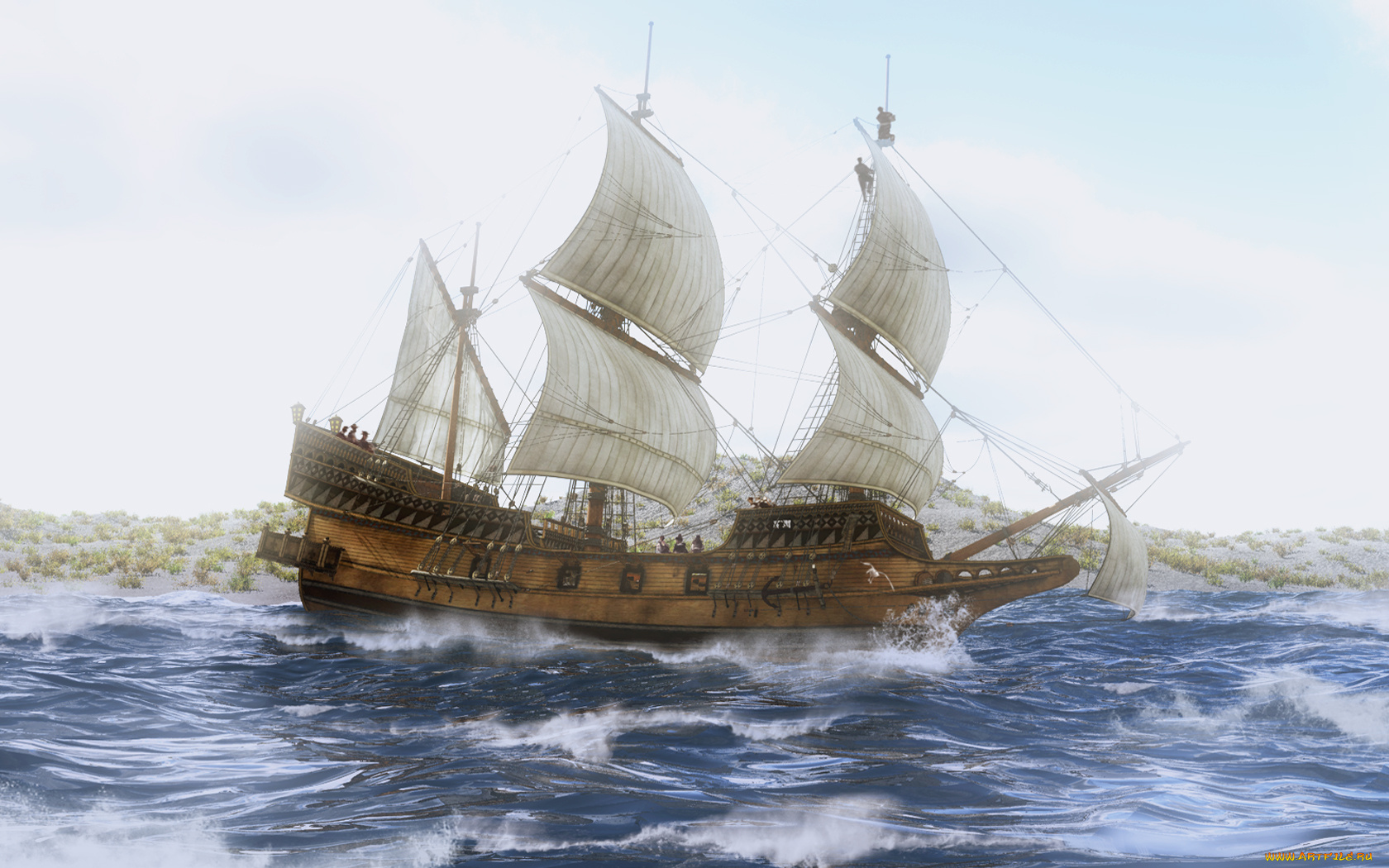 3д, графика, sea, undersea, море