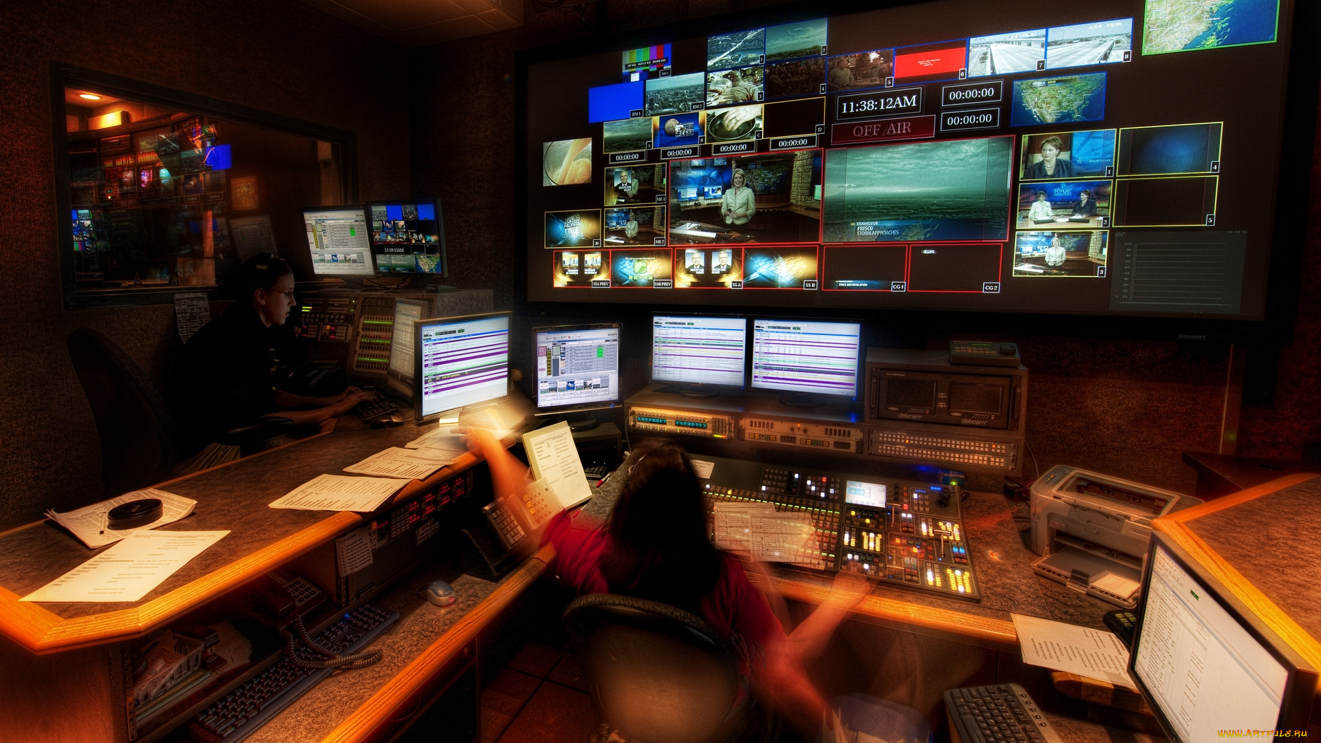 интерьер, кабинет, библиотека, офис