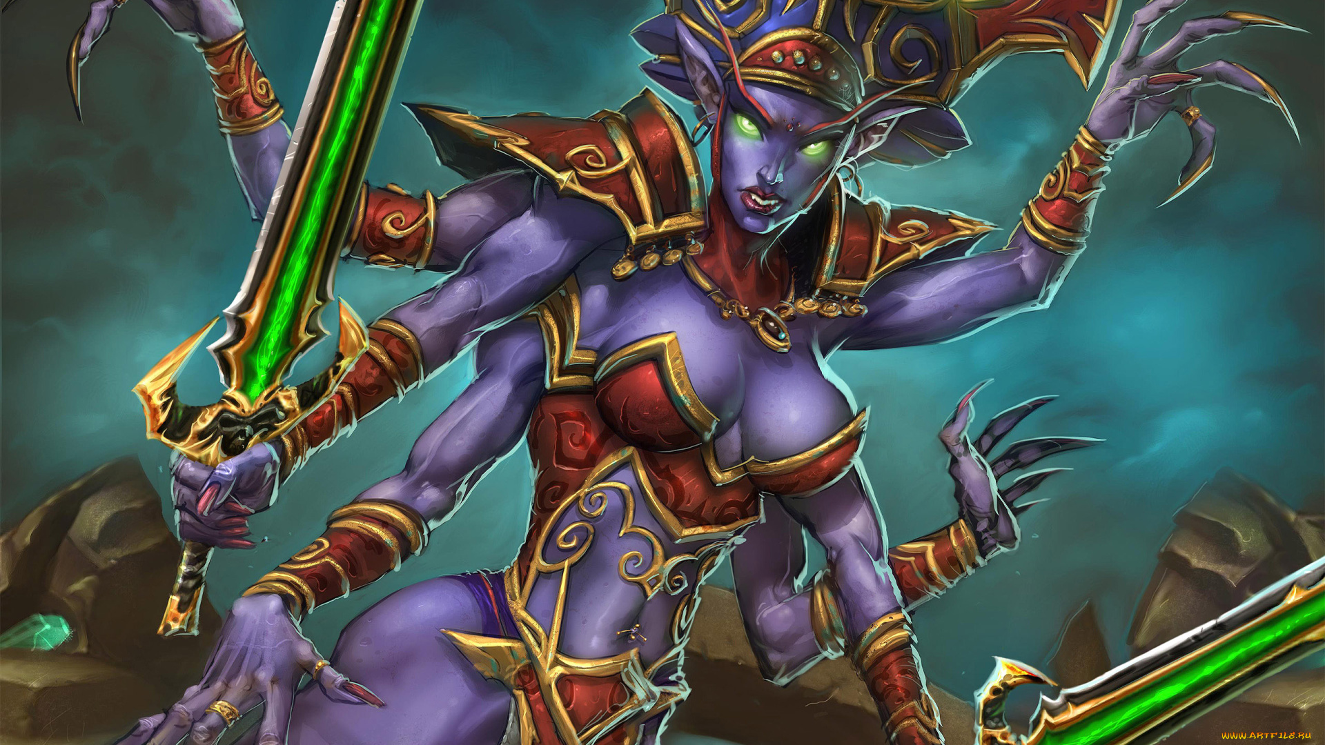 world, of, warcraft, видео, игры, trading, card, game