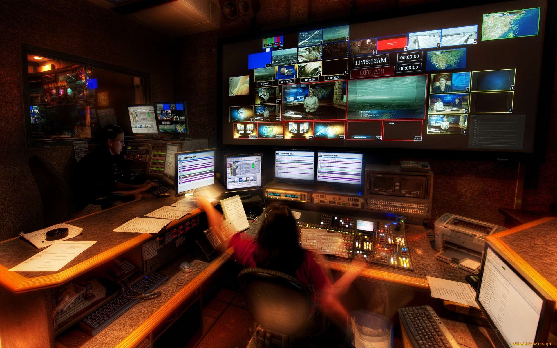 интерьер, кабинет, библиотека, офис