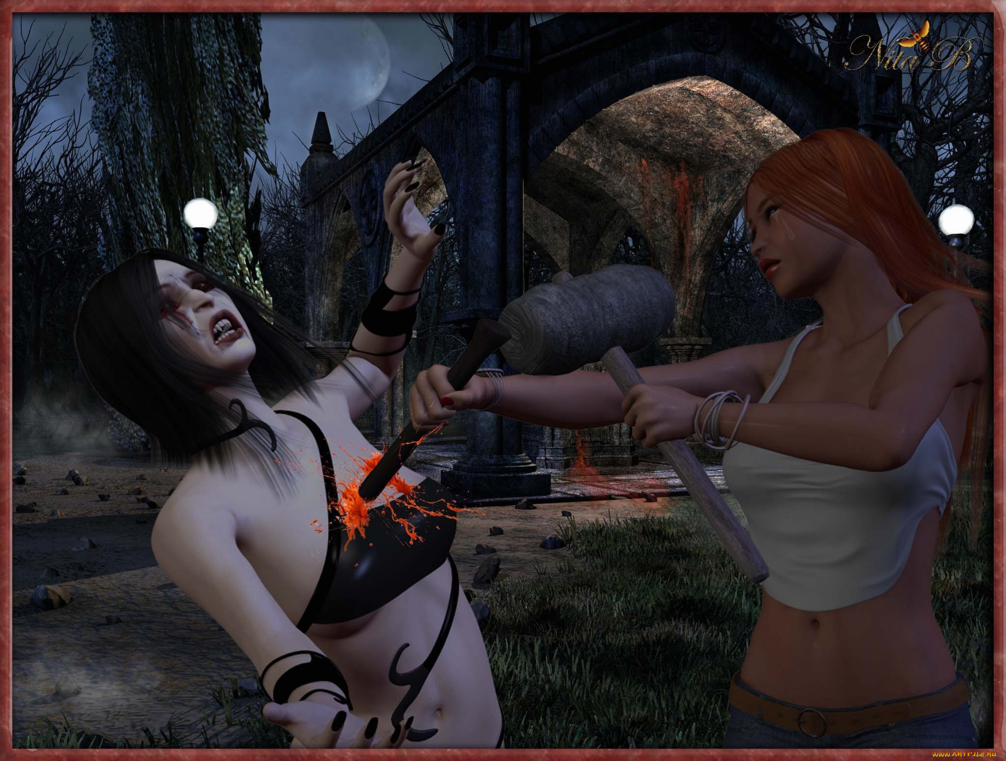 3д, графика, horror, ужас