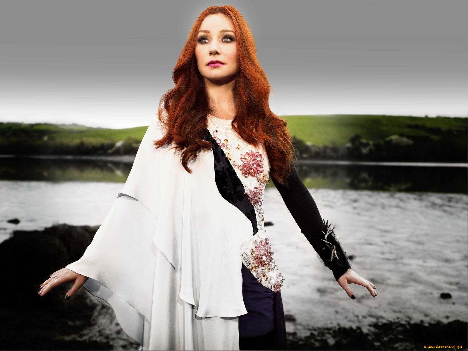 tori, amos, музыка, платье, рыжая