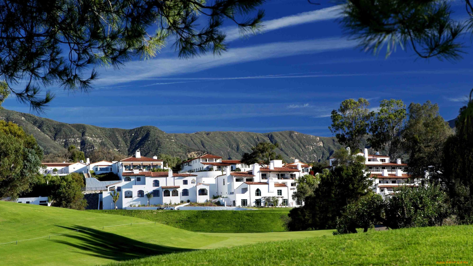 города, пейзажи, отель