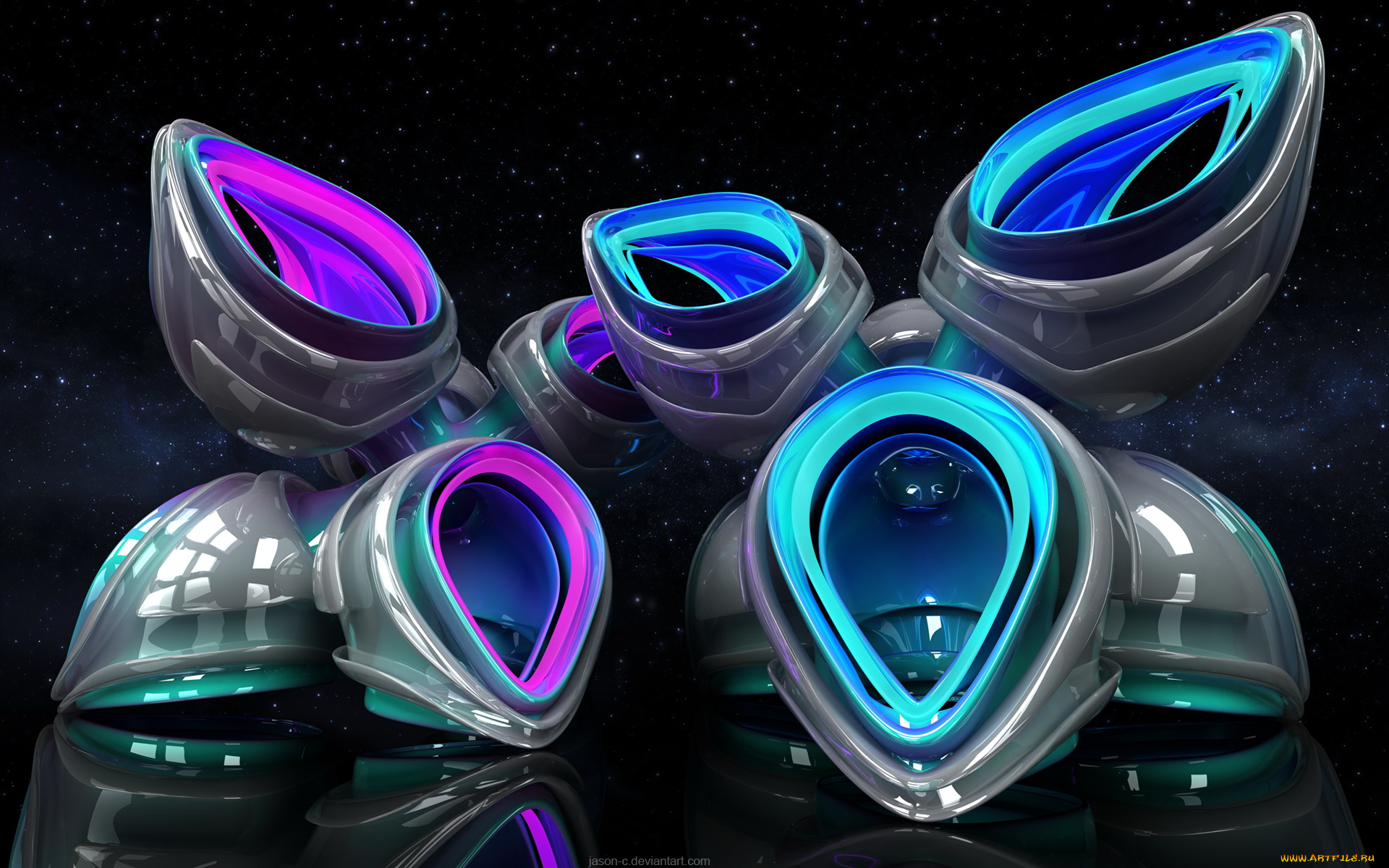 3д, графика, abstract, абстракции, тёмный, абстракция