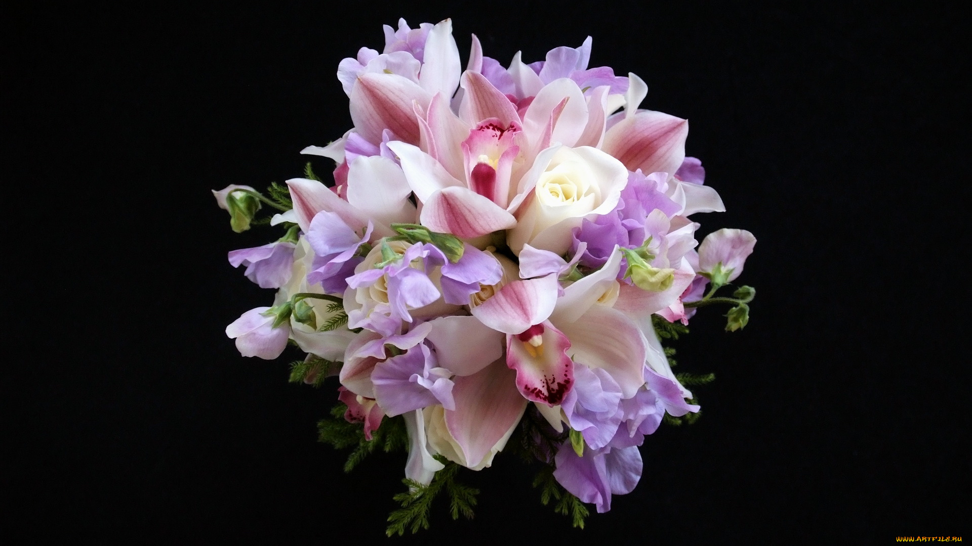 цветы, букеты, композиции, букет, розы, орхидеи