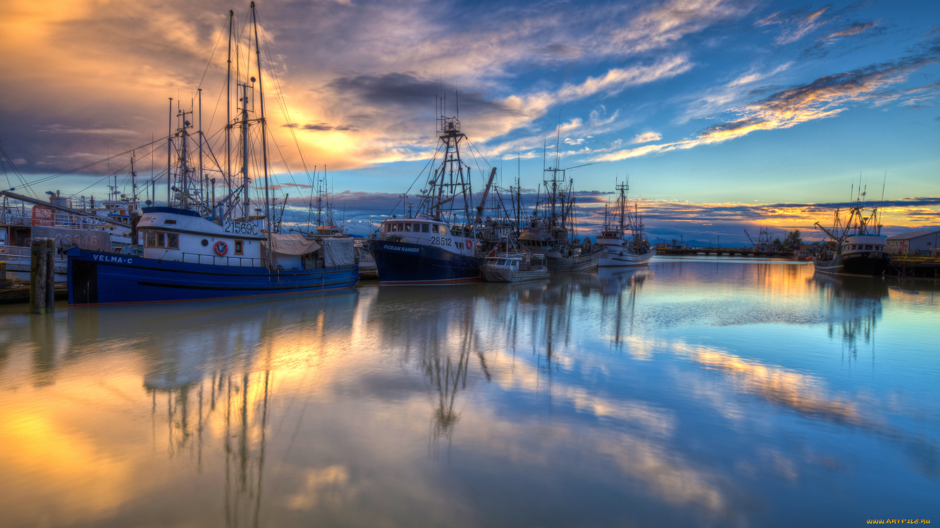 корабли, порты, причалы, гавань