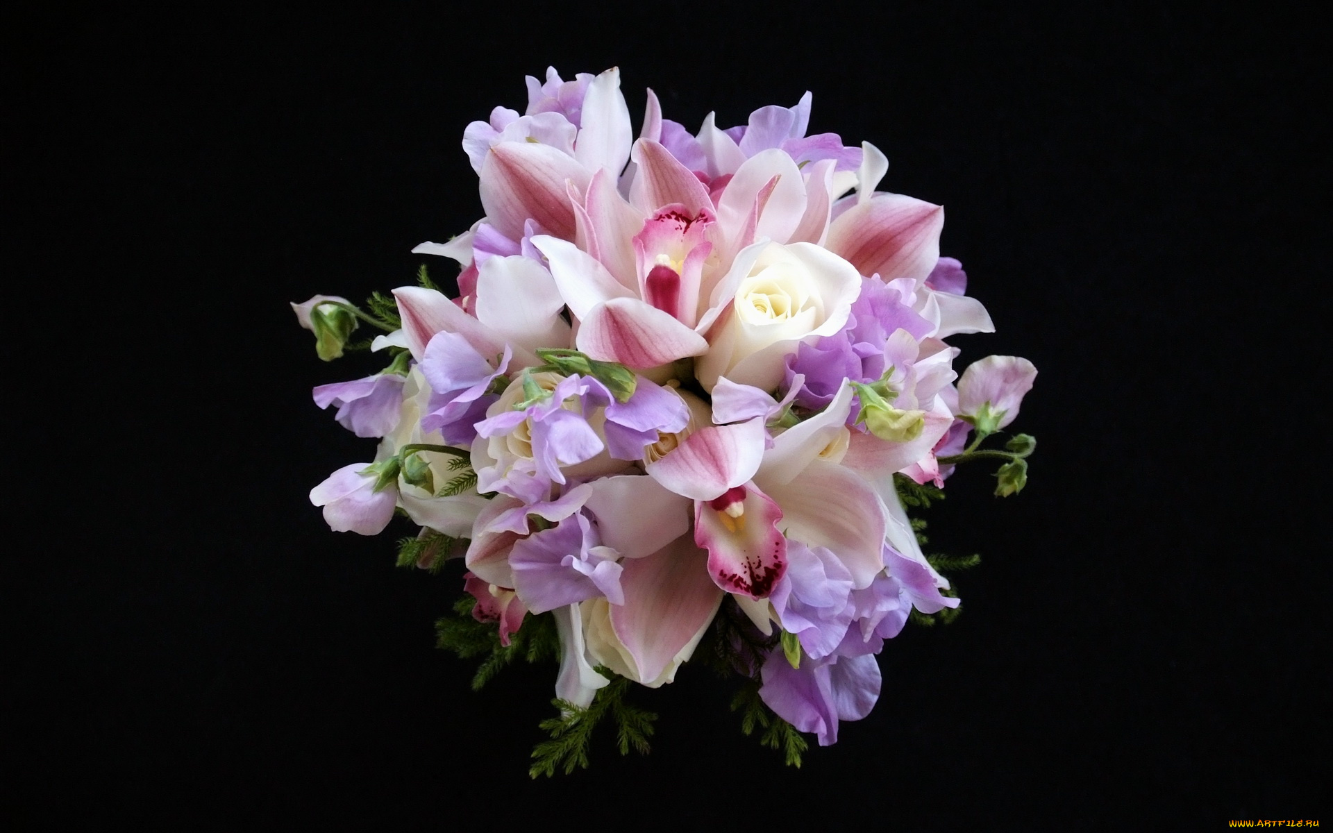 цветы, букеты, композиции, букет, розы, орхидеи