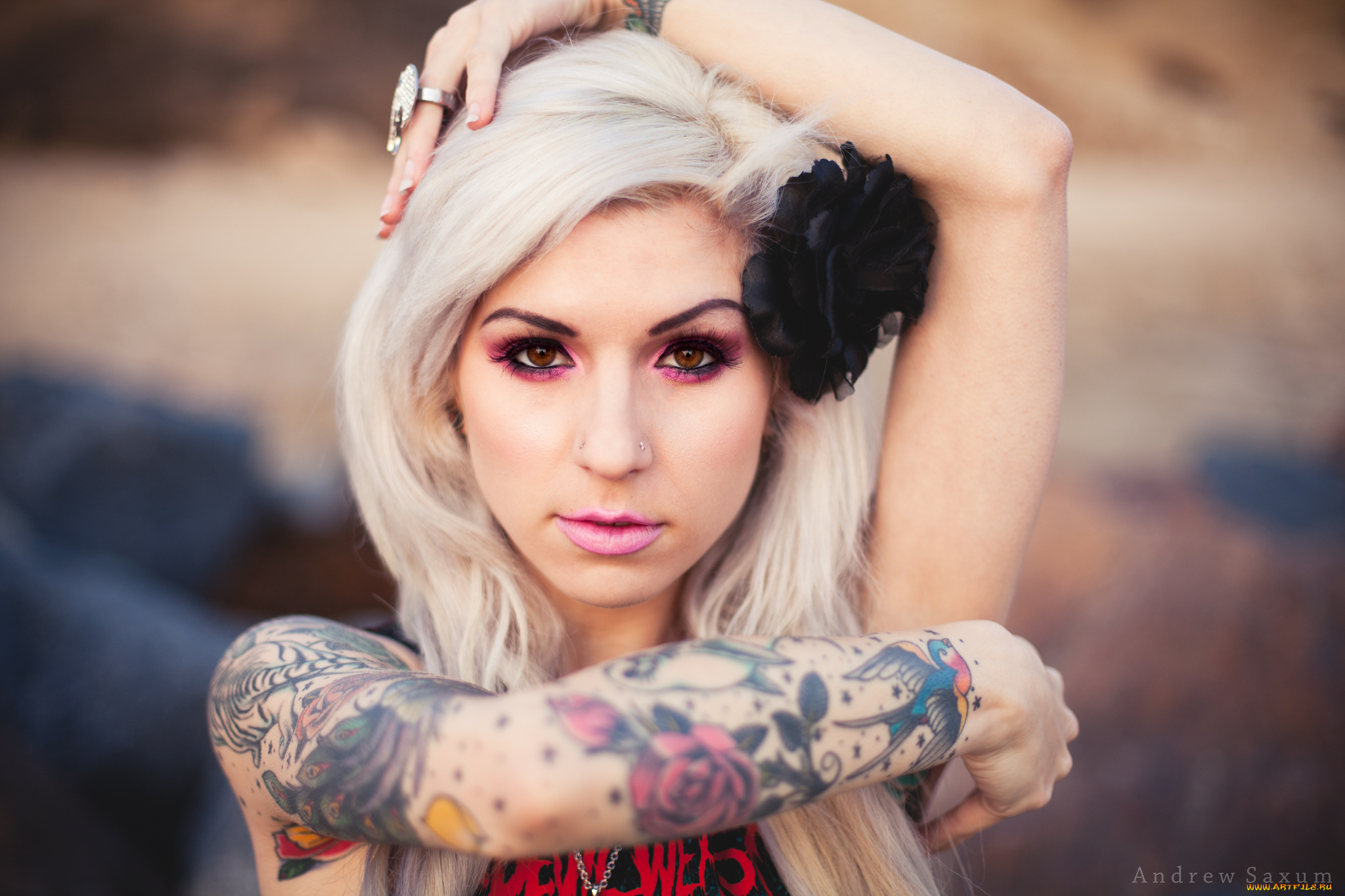 Airica, Michelle, девушки, тату