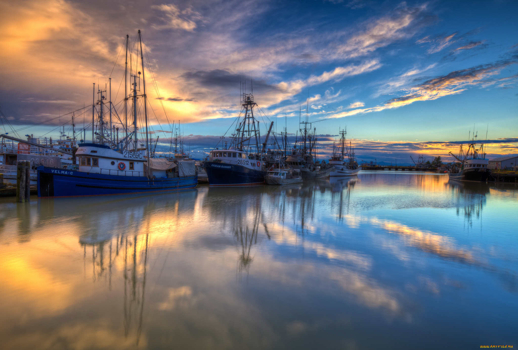 корабли, порты, причалы, гавань