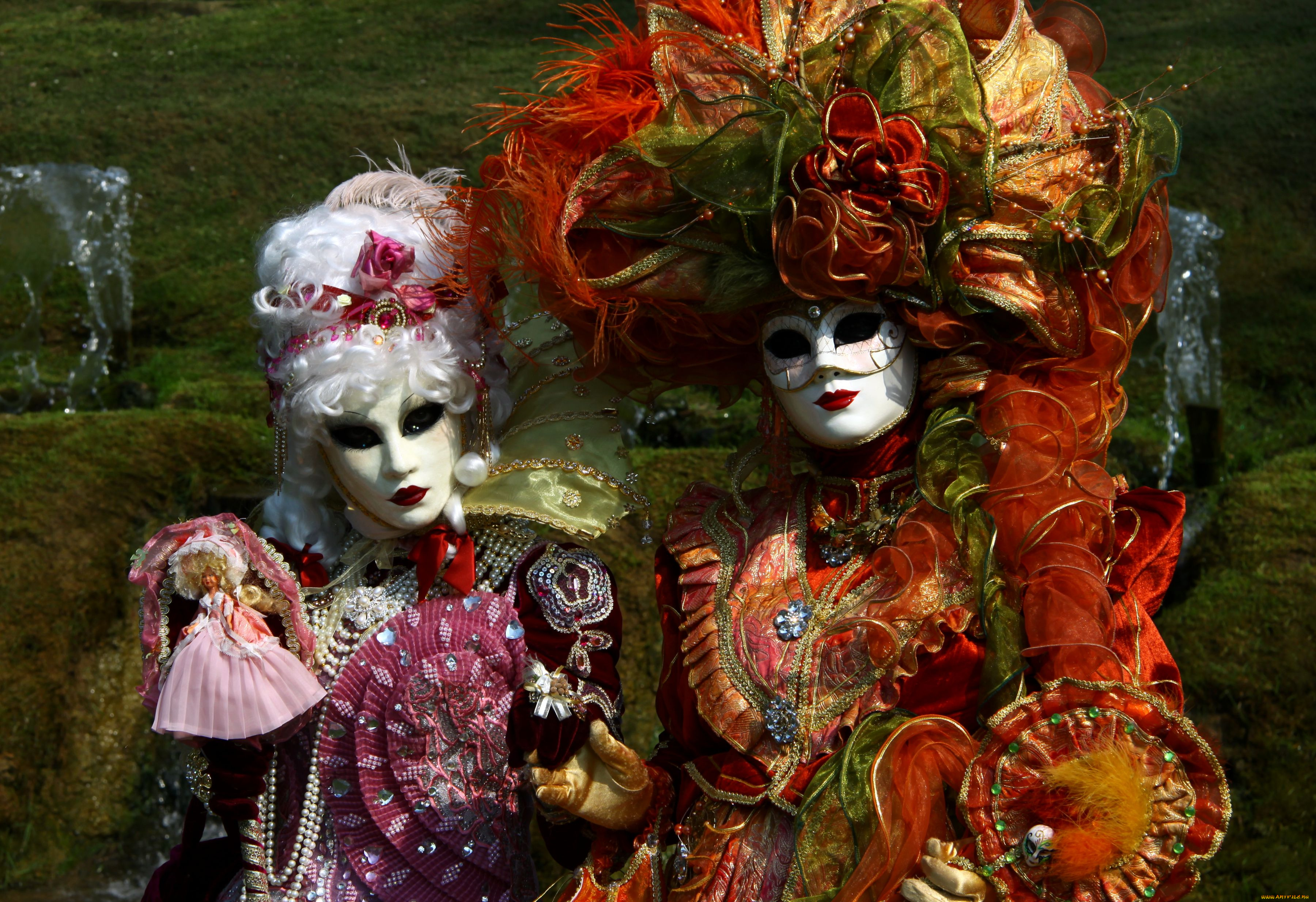 разное, маски, карнавальные, костюмы, венеция, карнавал
