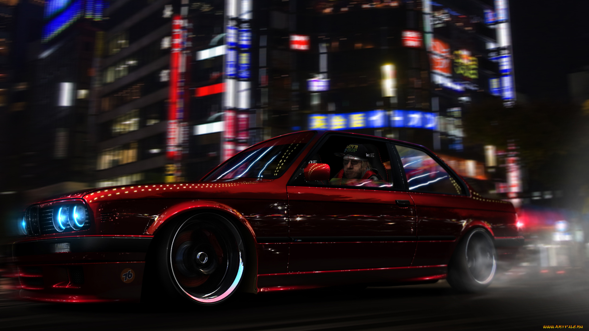 автомобили, 3д, e30, bmw