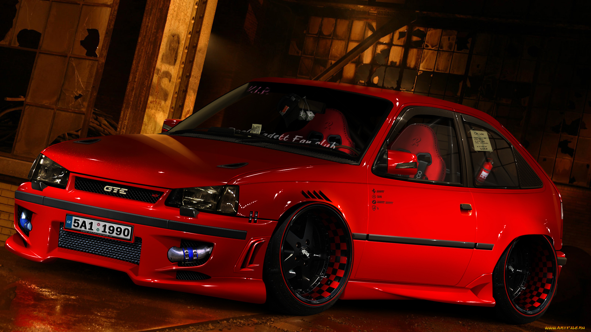 автомобили, виртуальный, тюнинг, opel, kadett