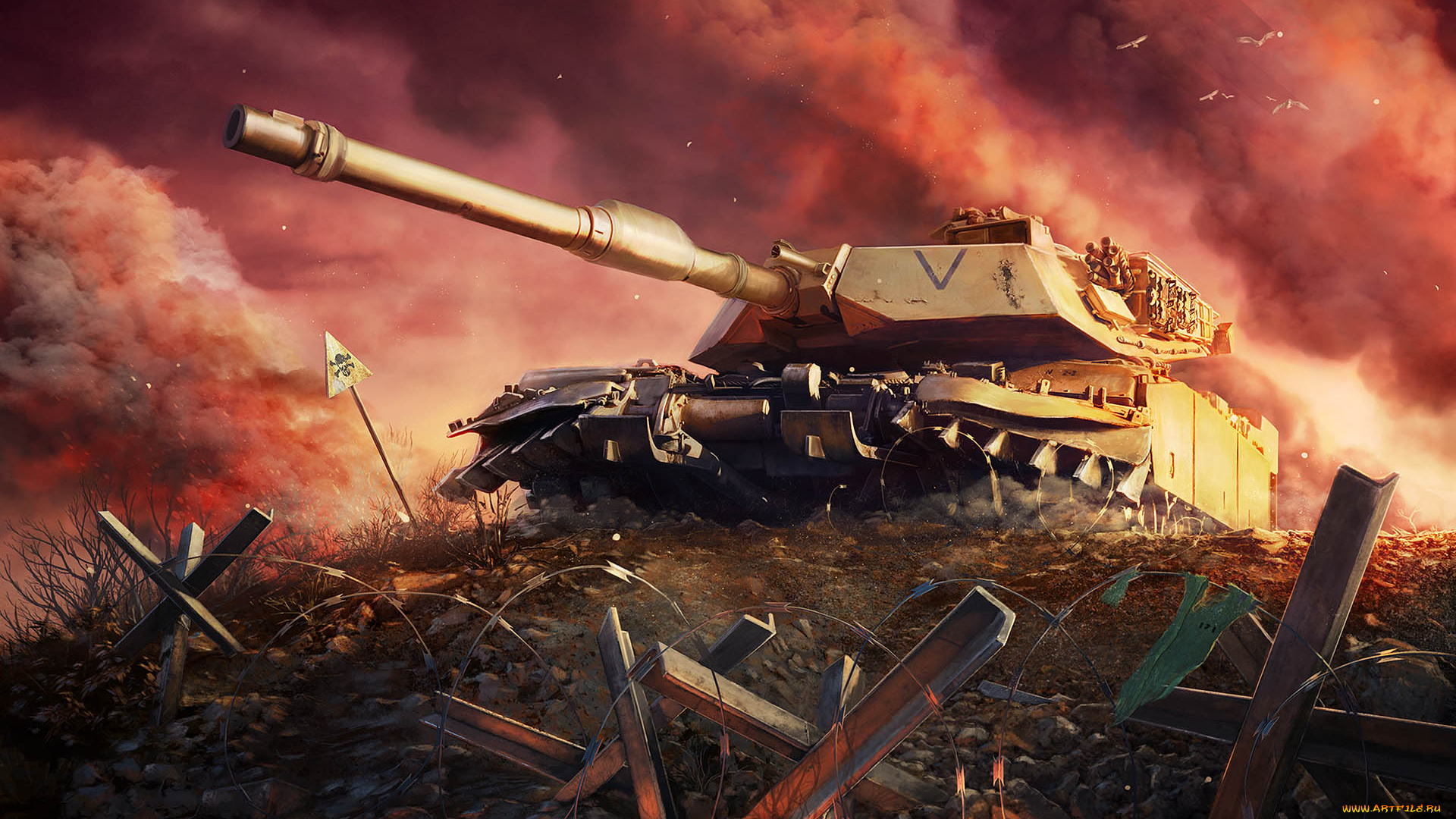 tank, domination, видео, игры, танк, противотанковые, ежи