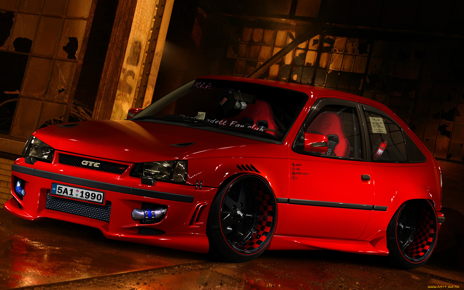 автомобили, виртуальный, тюнинг, opel, kadett