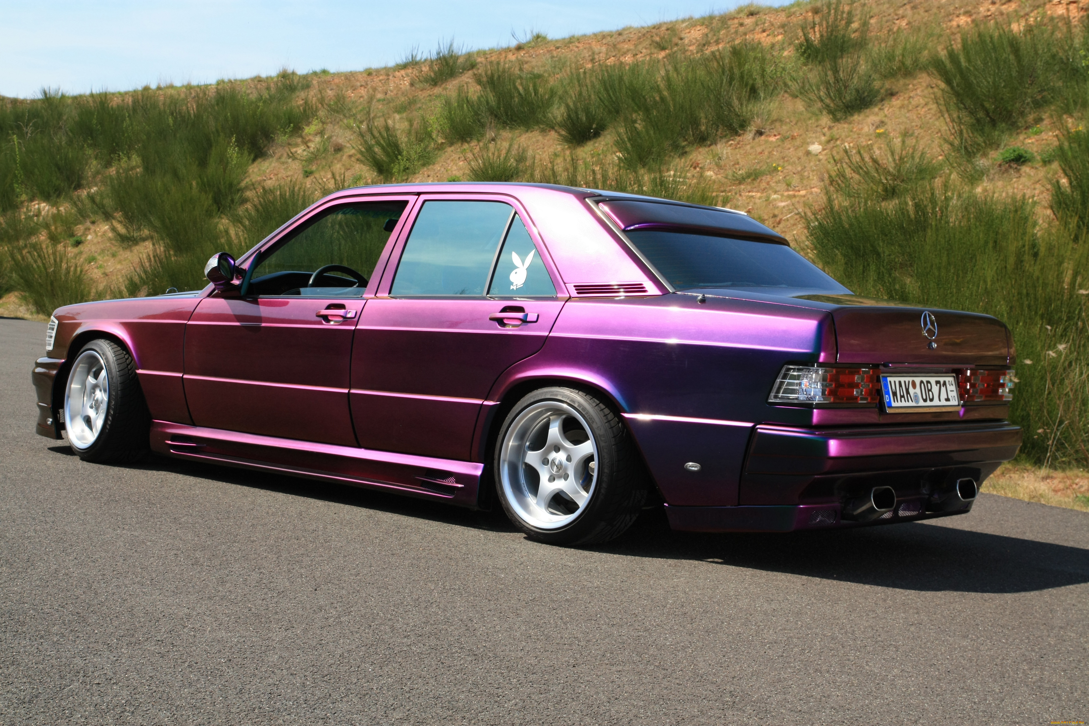 автомобили, mercedes, benz, tuning, purple