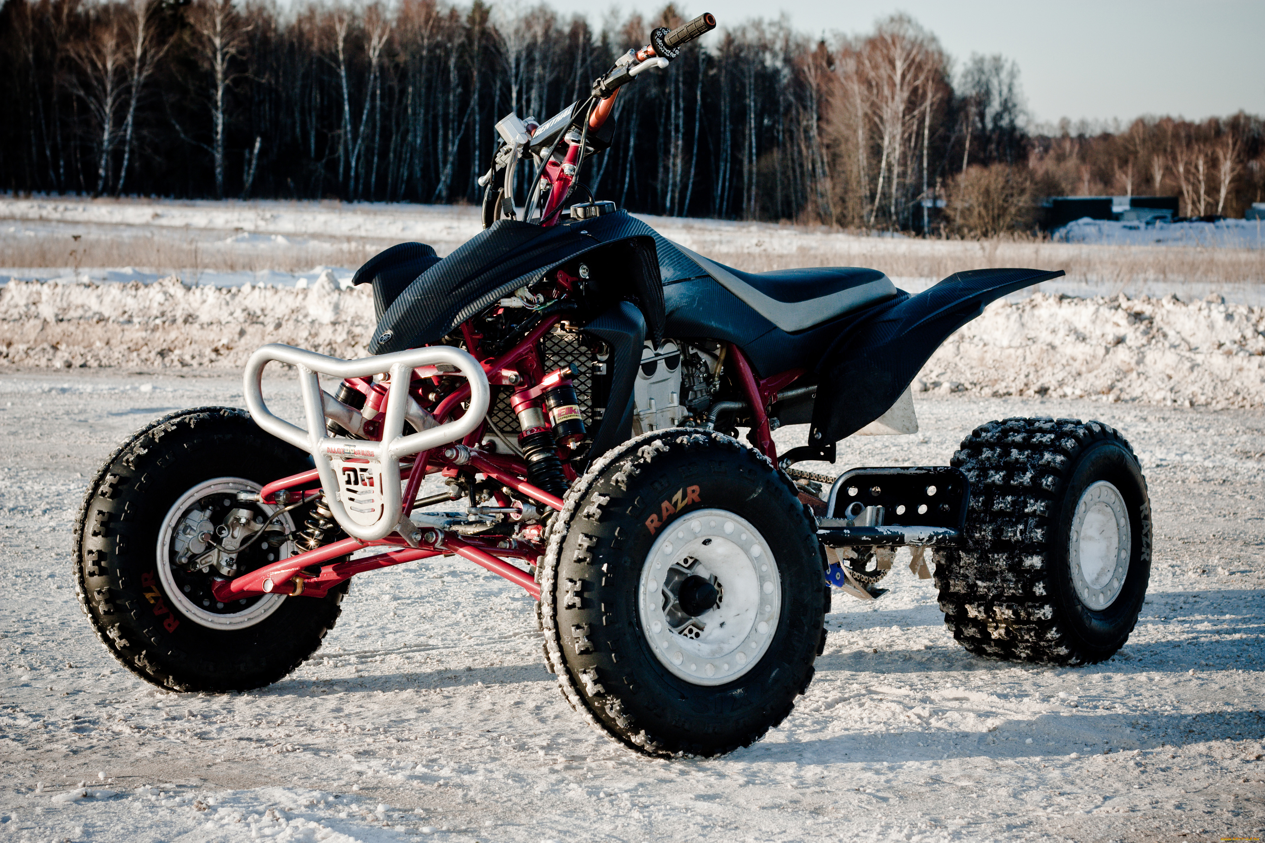 мотоциклы, квадроциклы, снег