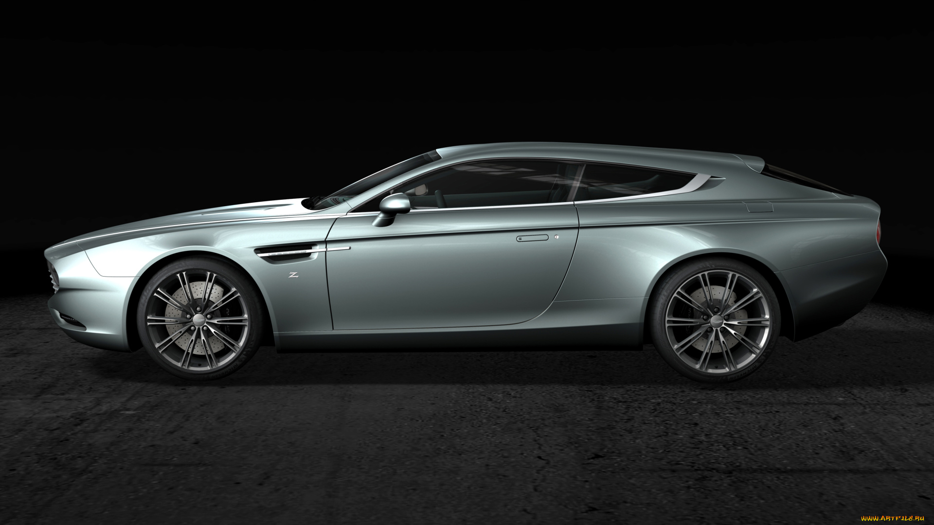 2014, aston, martin, virage, shooting, brake, , zagato, автомобили, aston, martin, тюнинг, серый, aston, martin