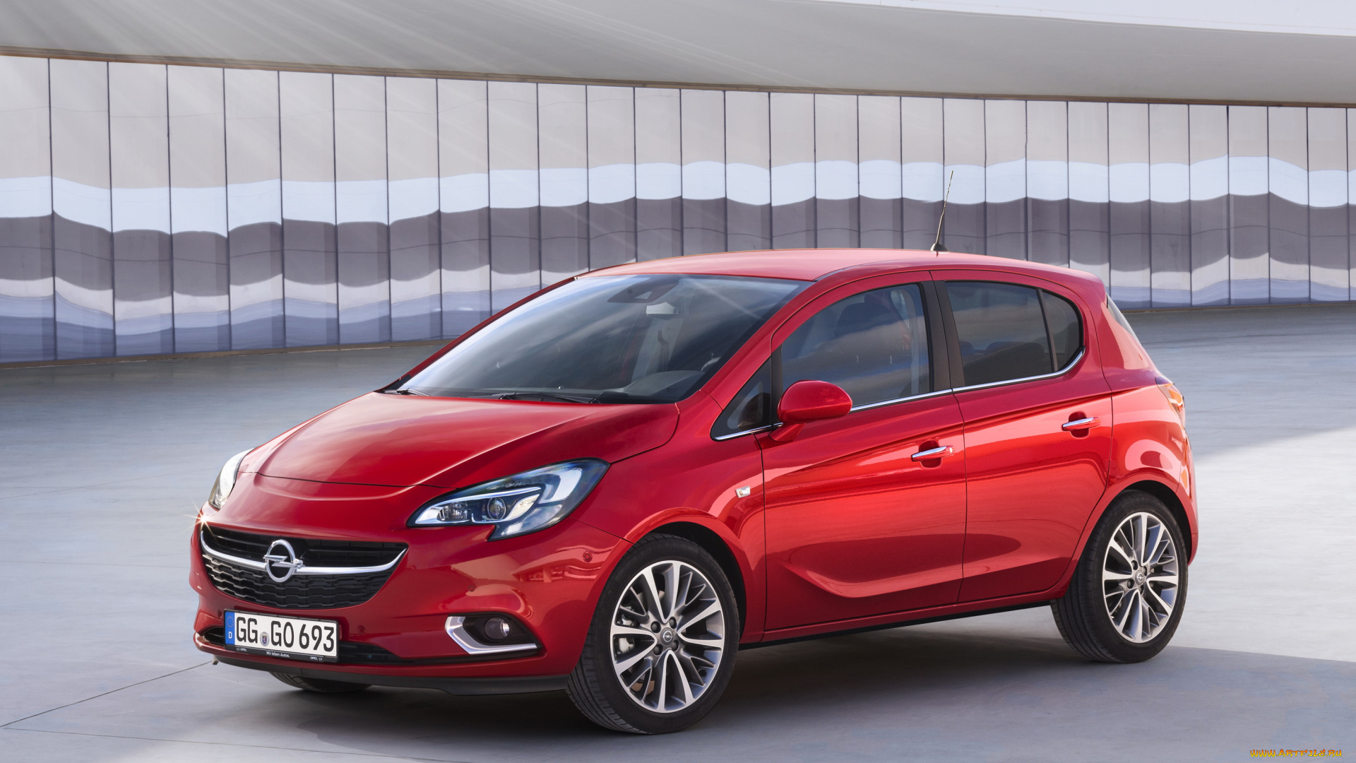 2015, opel, corsa, автомобили, opel, corsa, красный