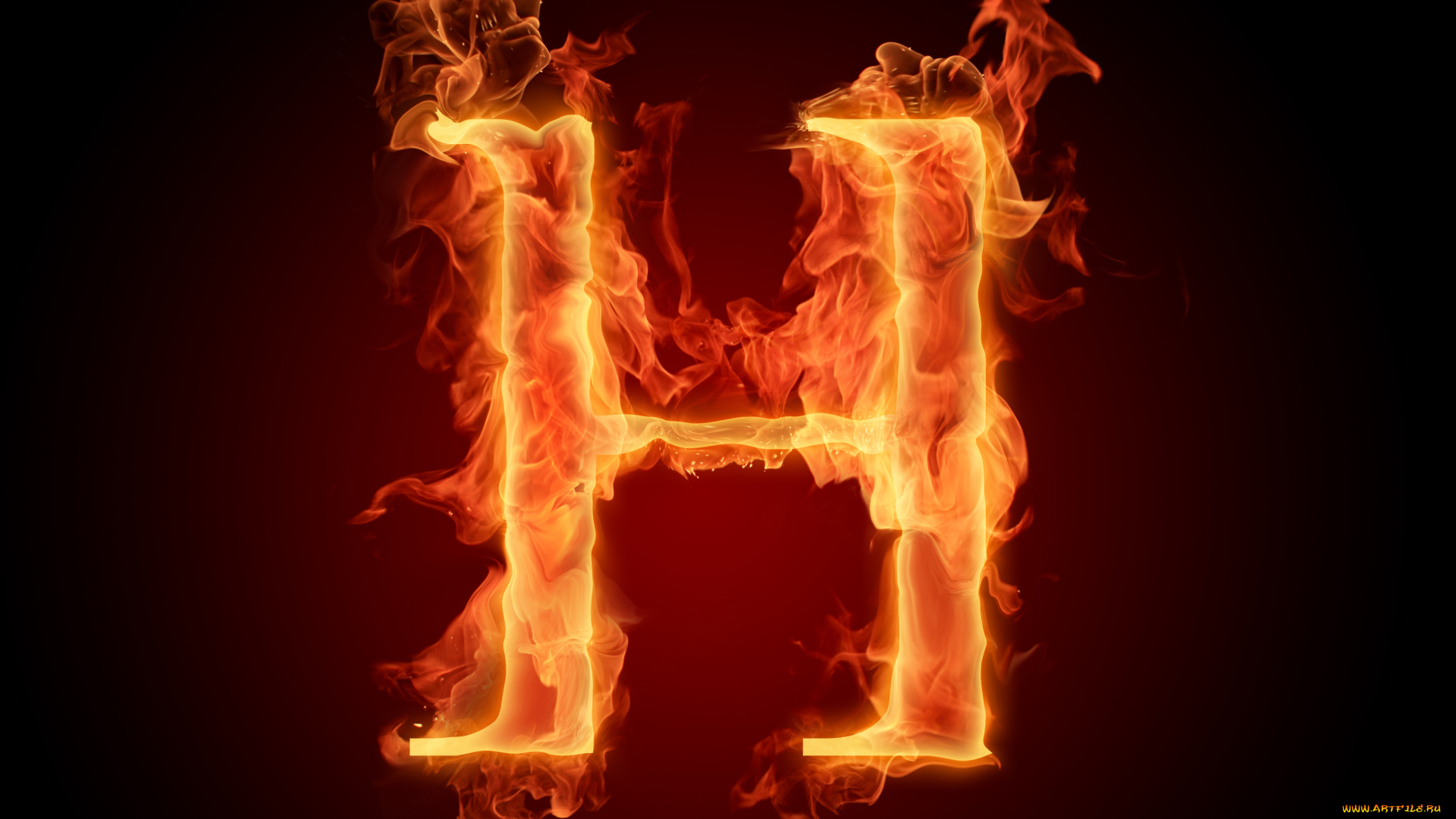 3д, графика, другое, , other, h, буква, огонь, пламя, алфавит