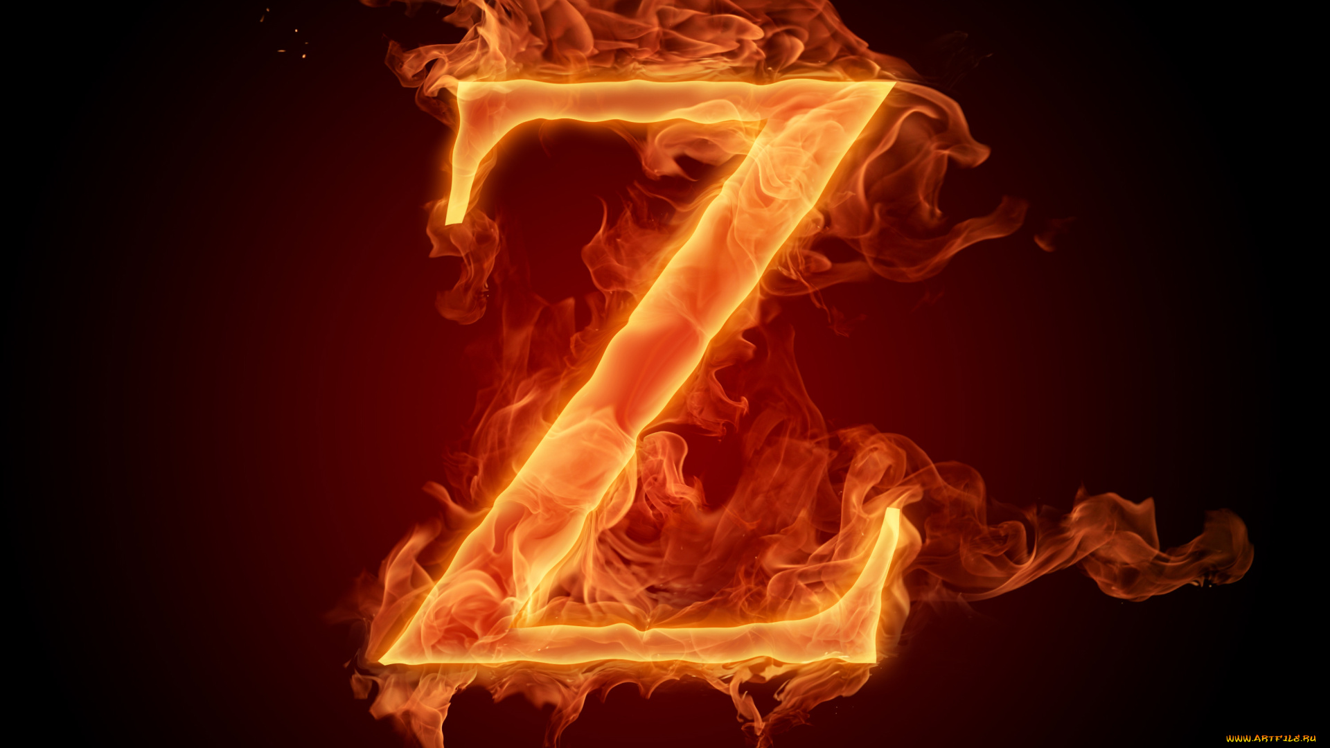 3д, графика, другое, , other, z, буква, пламя, литера, огонь, алфавит